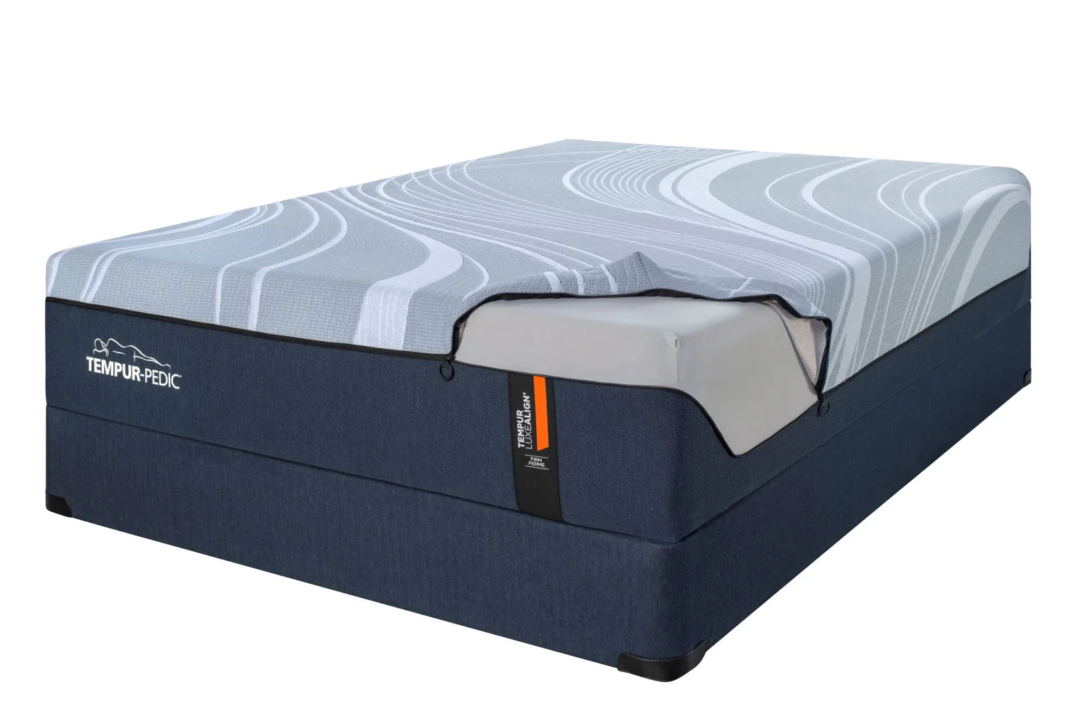 Tempur-Pedic LuxeAlign® 2.0 Firm 13" Queen Mattress and Boxspring Set - Image 4