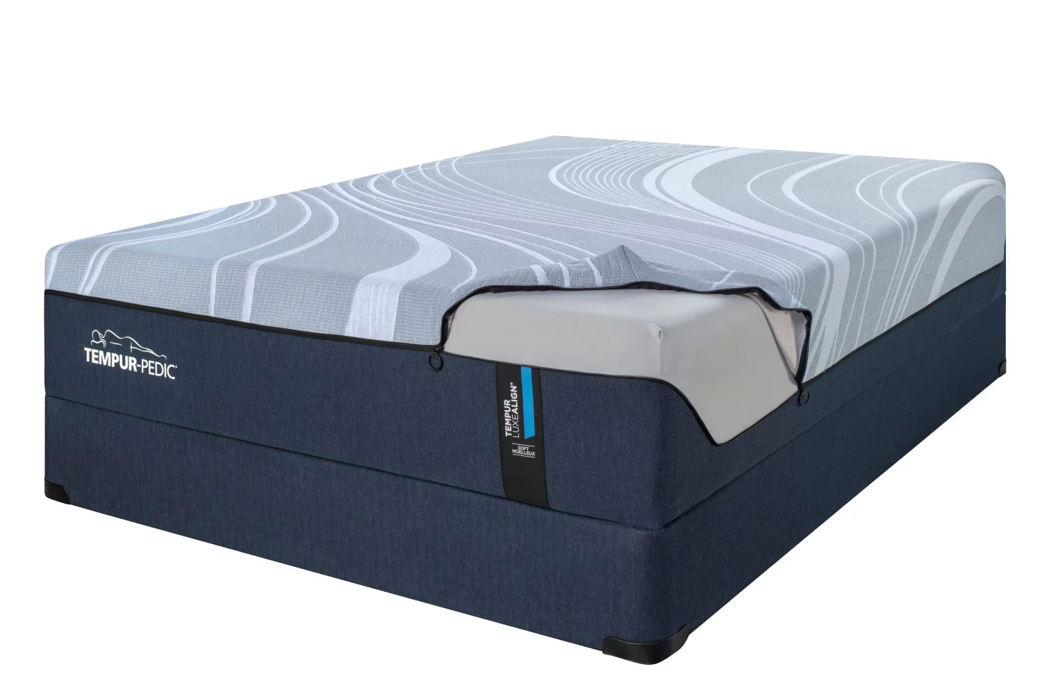 Tempur-Pedic LuxeAlign® 2.0 Soft 13" King Mattress and Split Boxspring Set - Image 4