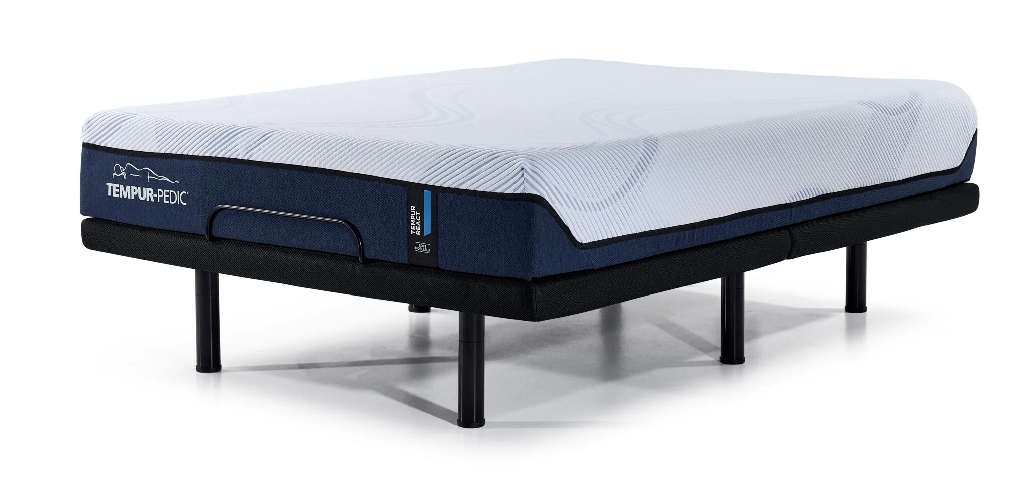 Tempur-Pedic React 2.0 Soft 11" Queen Mattress and L2 Motion Pro Adjustable Base - Image 2
