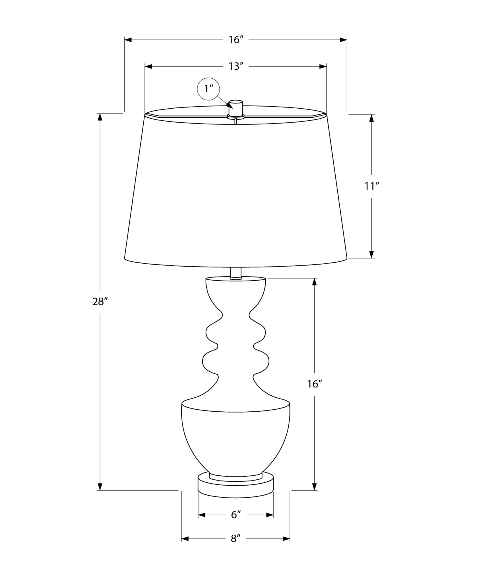 Tenz Table Lamp - Brown - Image 3