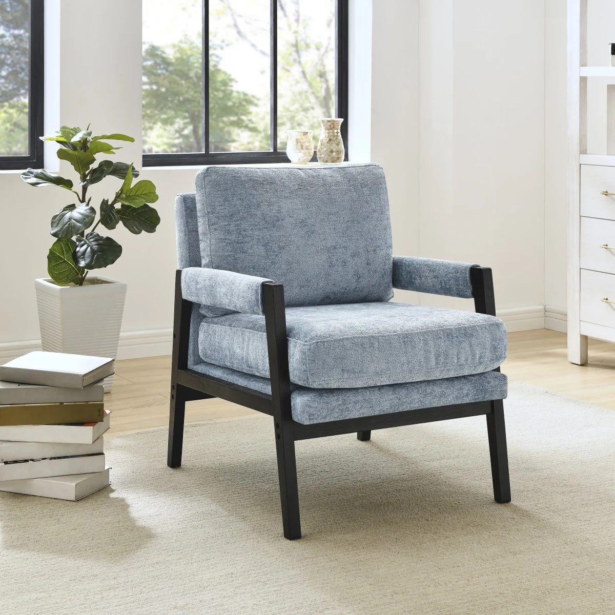 Termon Accent Chair - Blue - Image 2