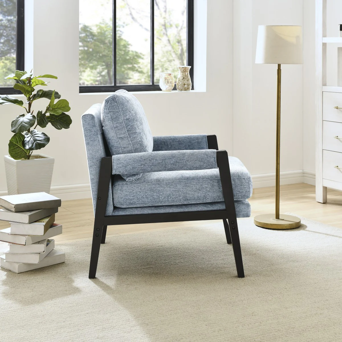 Termon Accent Chair - Blue - Image 3