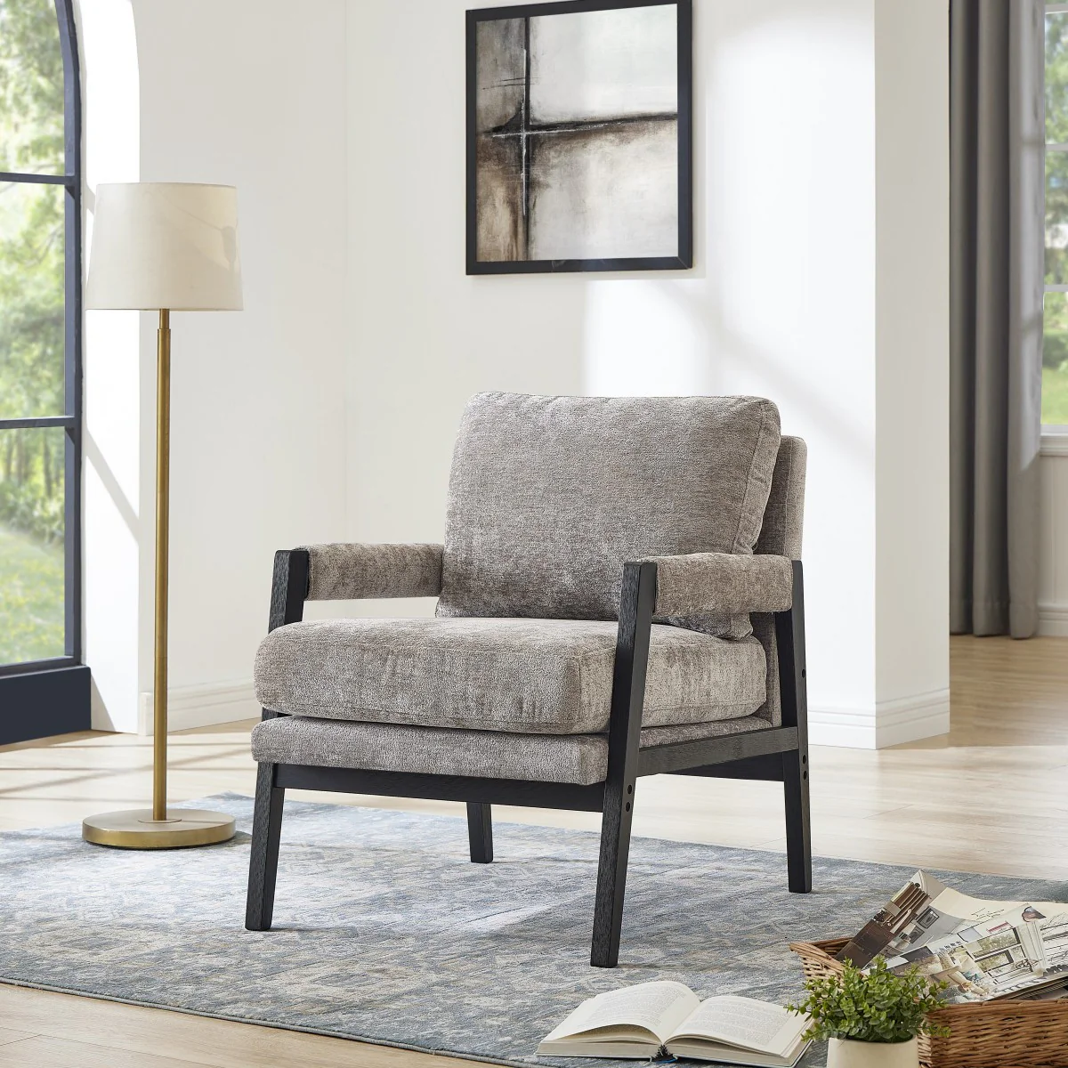 Termon Accent Chair - Grey - Image 2
