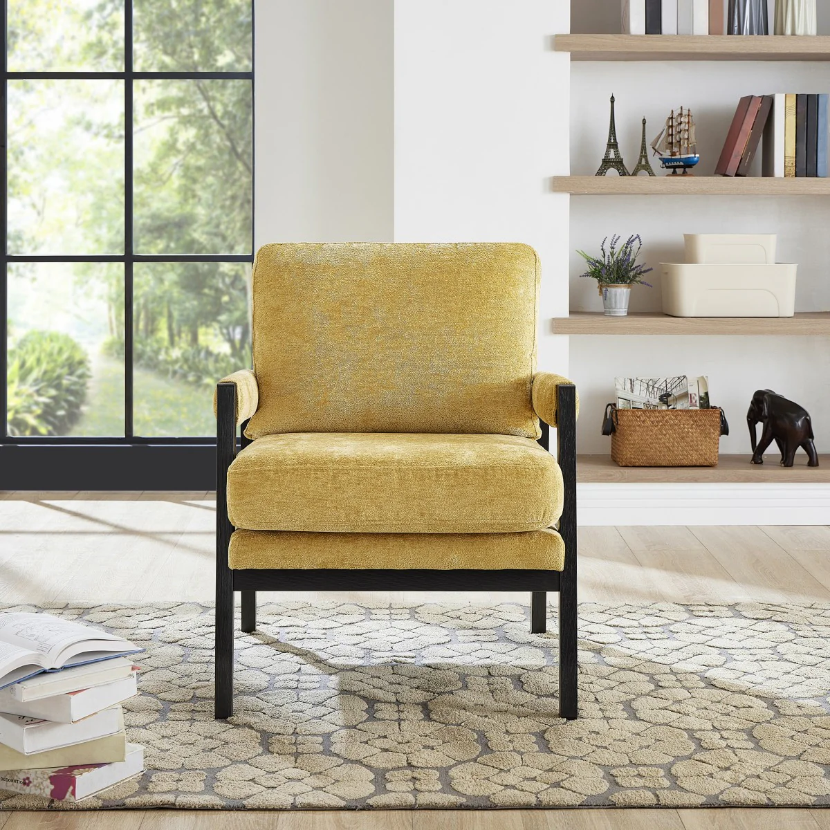 Termon Accent Chair - Yellow - Image 3