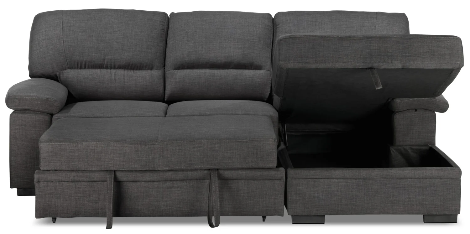 Tessaro Pop-Up Sofa Bed - Charcoal - Image 11