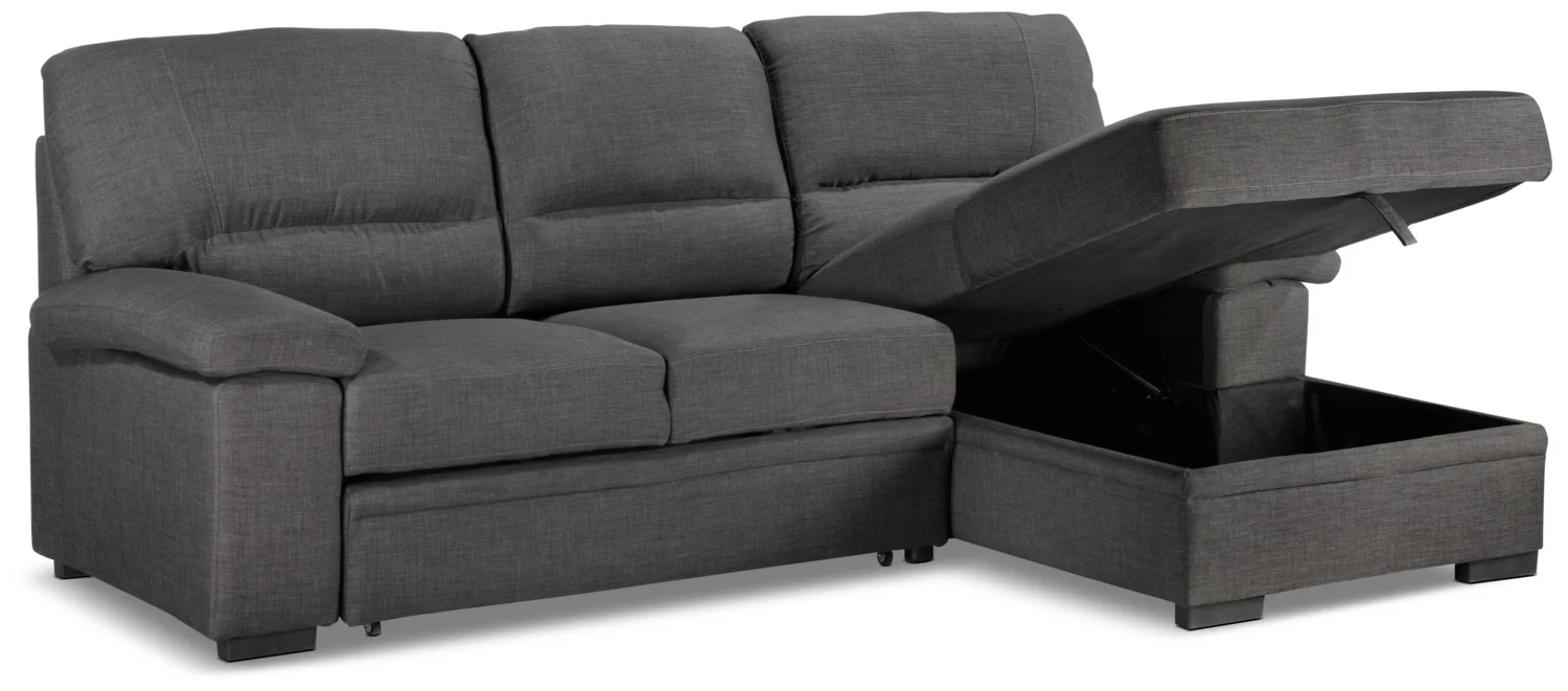 Tessaro Pop-Up Sofa Bed - Charcoal - Image 13