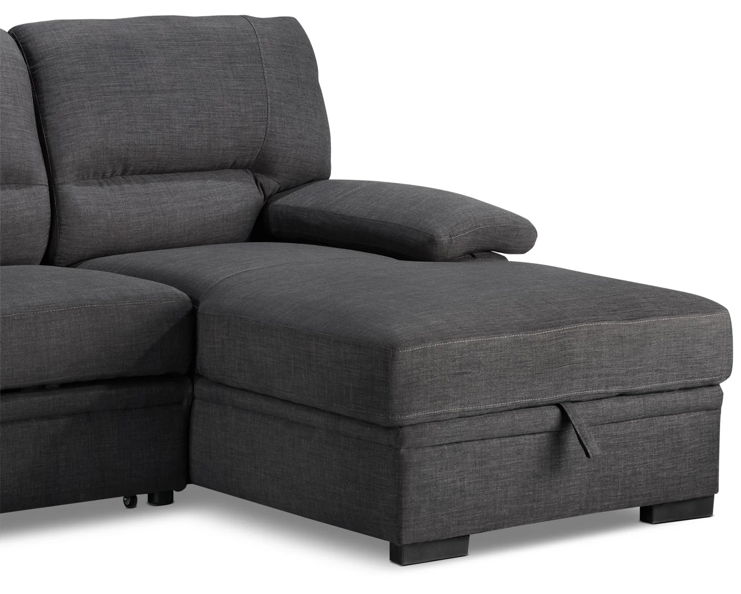 Tessaro Pop-Up Sofa Bed - Charcoal - Image 4