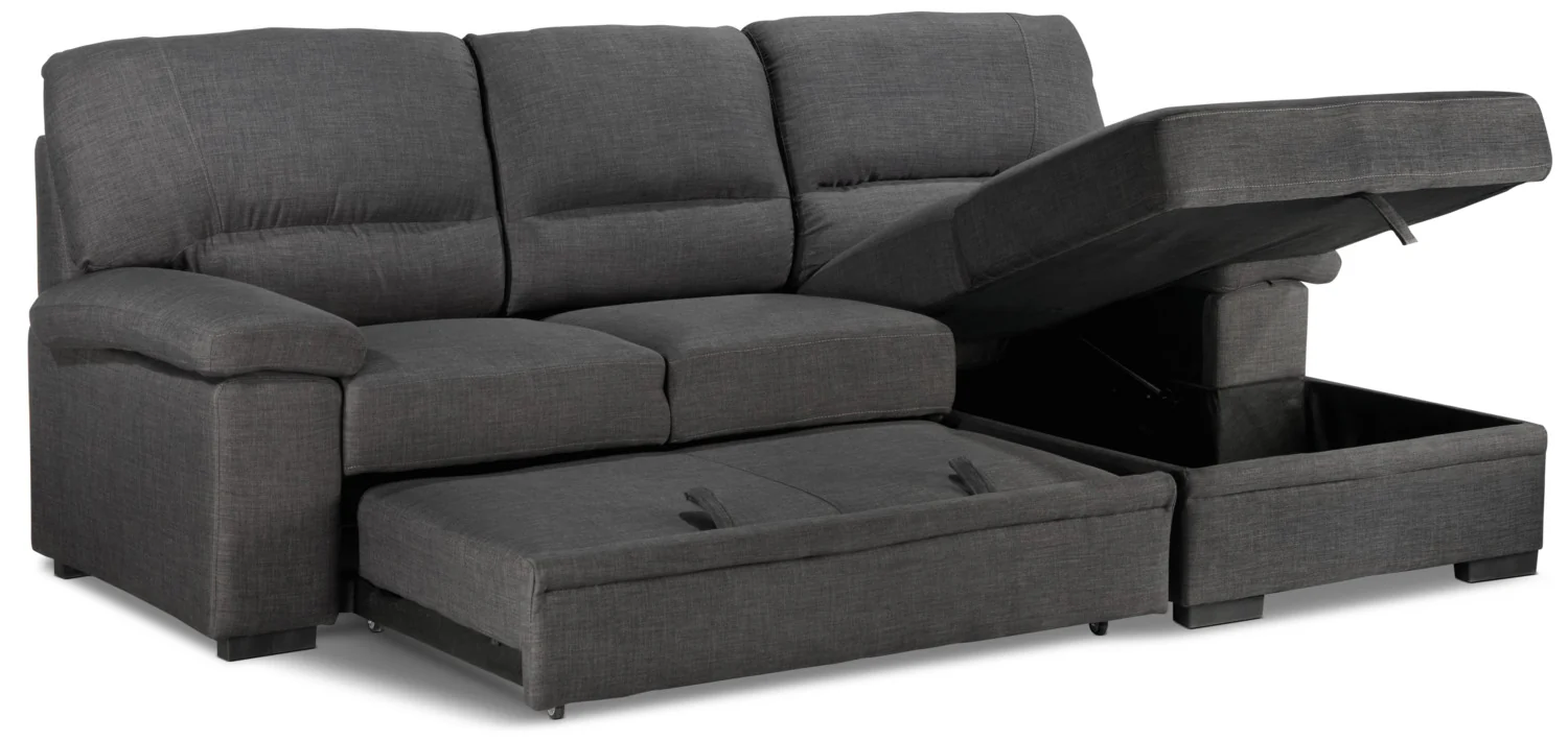 Tessaro Pop-Up Sofa Bed - Charcoal - Image 6
