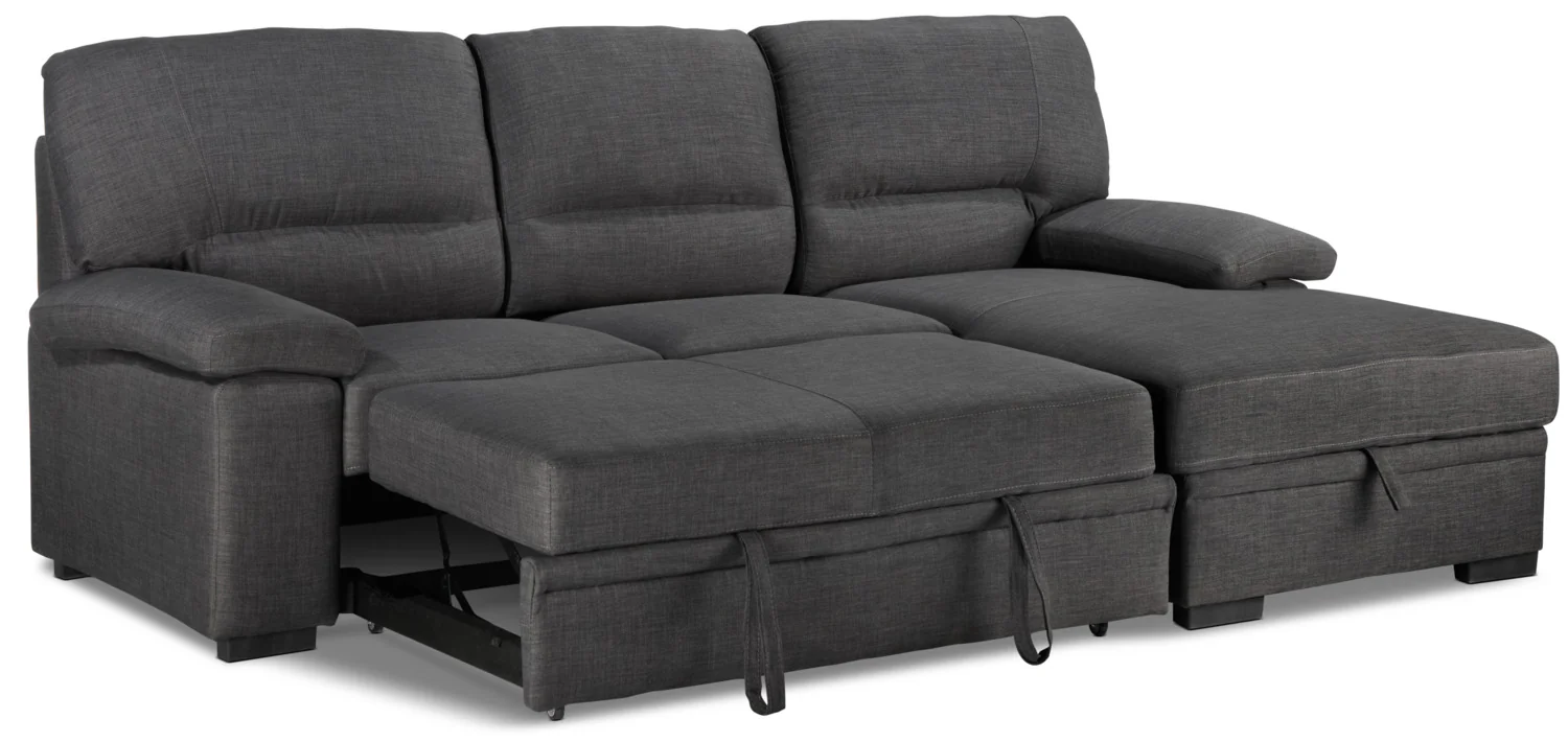 Tessaro Pop-Up Sofa Bed - Charcoal - Image 8