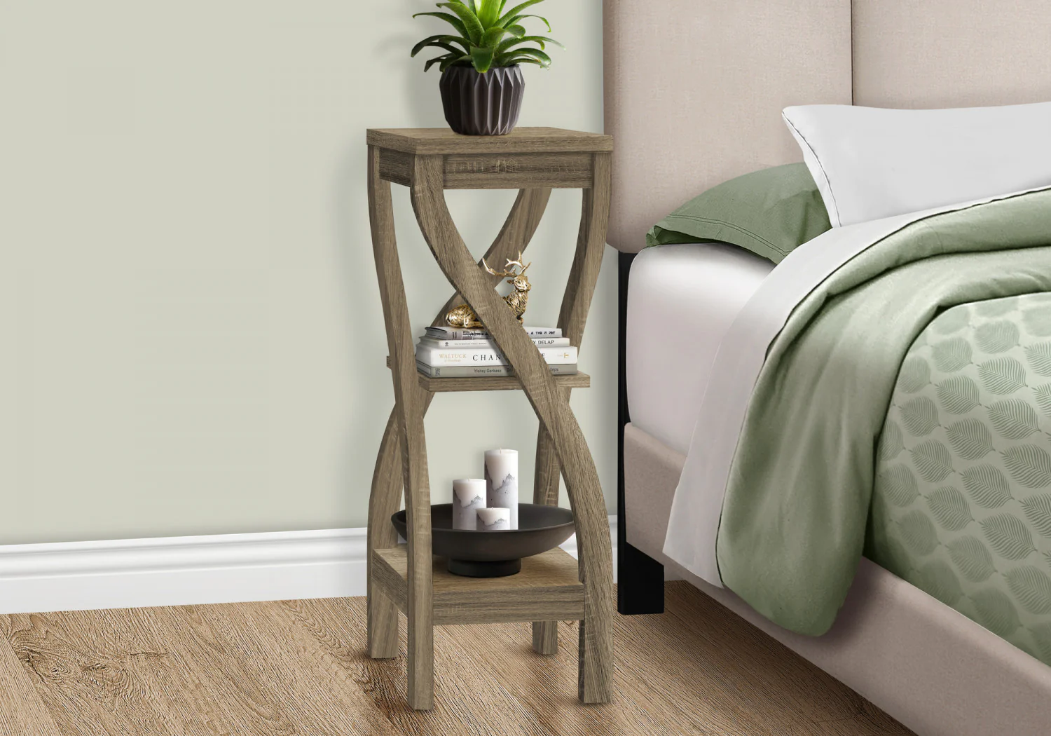 Thira Side Table - Taupe - Image 6