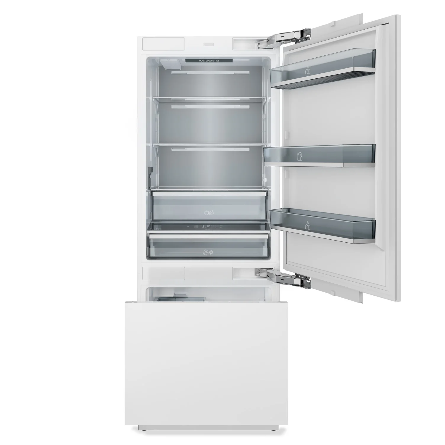 Thor Kitchen 29.75" 16.1 Cu. Ft. Panel-Ready Built-In Bottom-Freezer Refrigerator - XRF3016BBP - Image 3