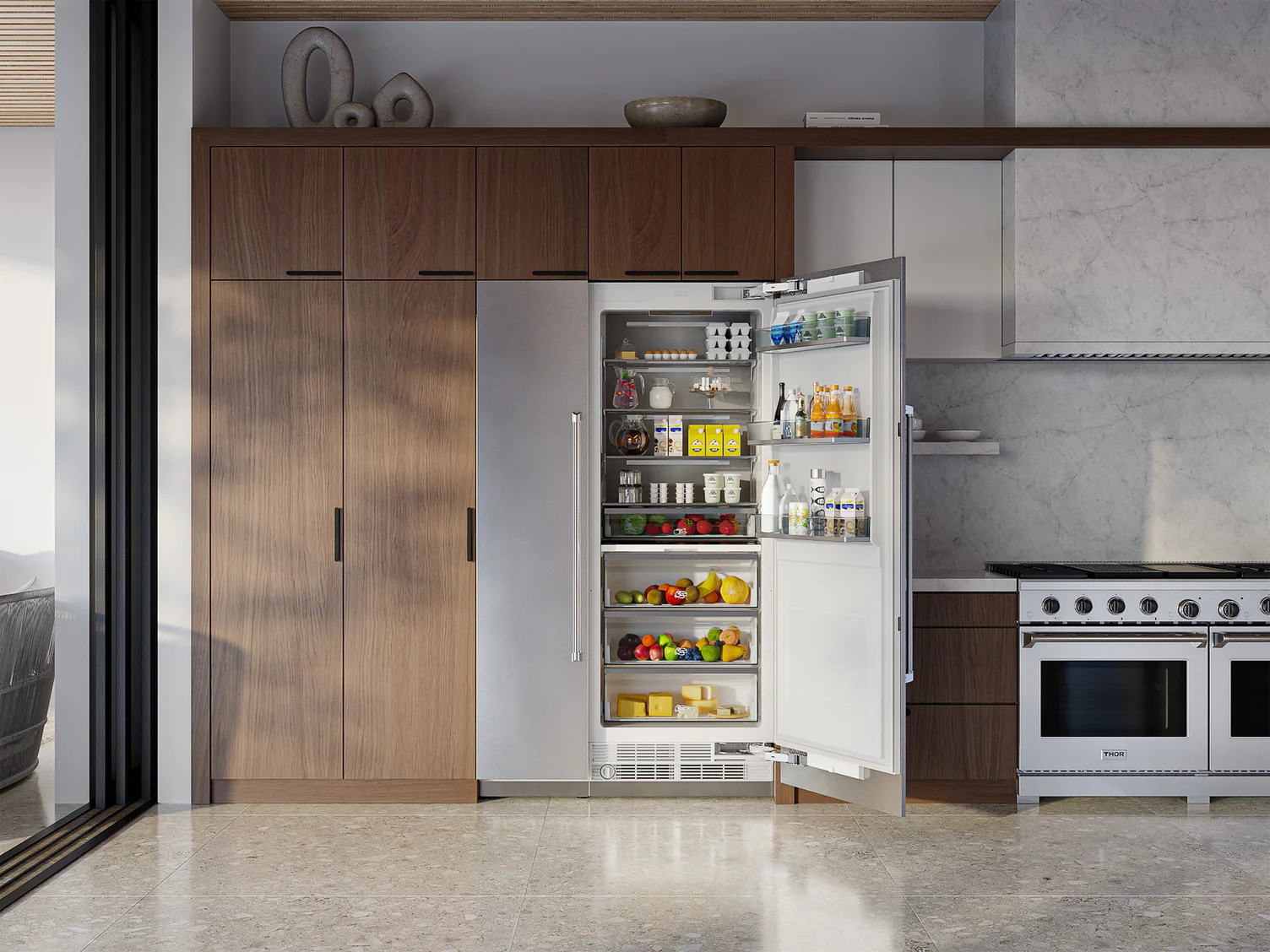Thor Kitchen 29.75" 16.6 Cu. Ft. Panel-Ready Built-in Refrigerator Column - XRF30CRF - Image 2