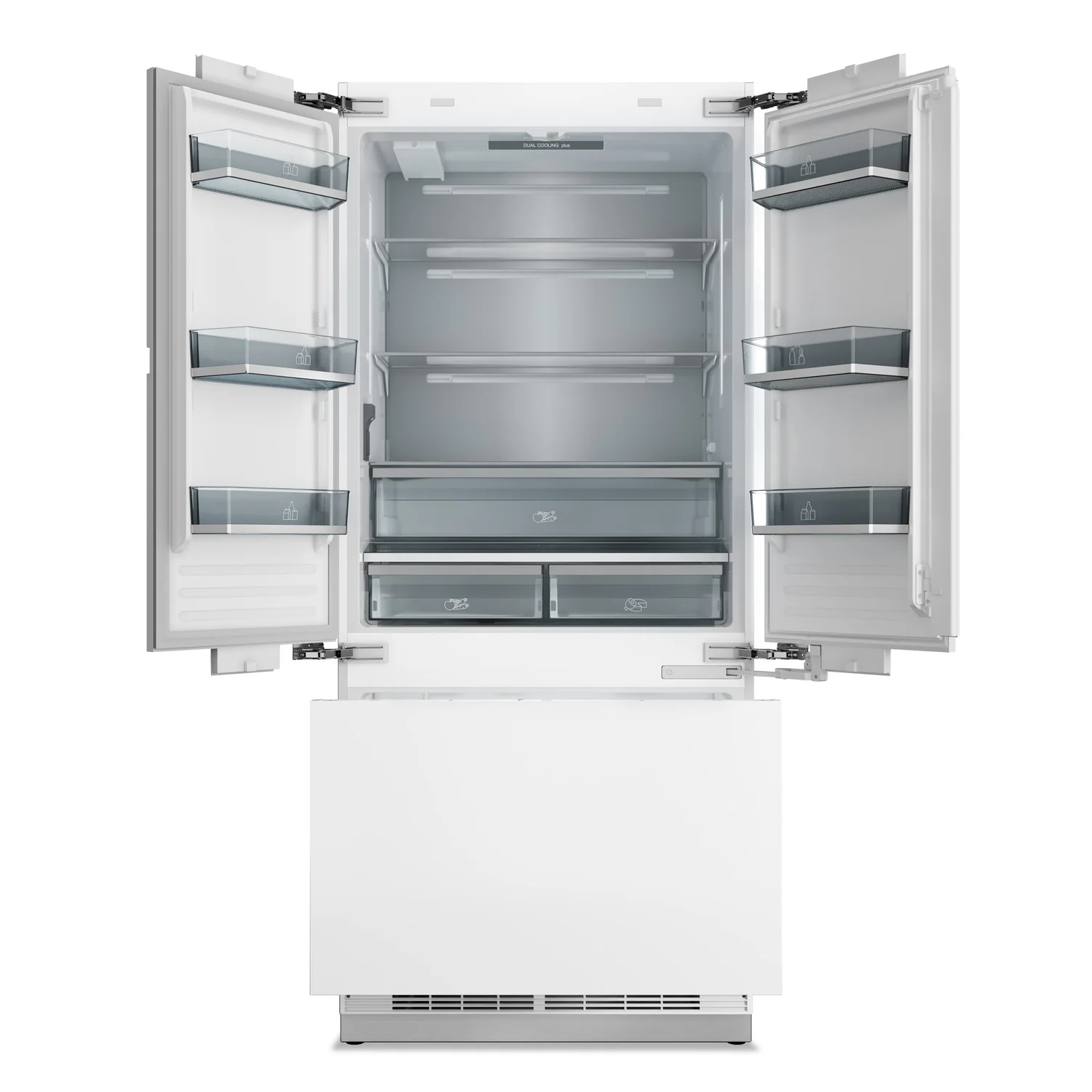 Thor Kitchen 35.75" 19.6 Cu. Ft. Panel-Ready French Door Refrigerator - XRF3619BFP - Image 3
