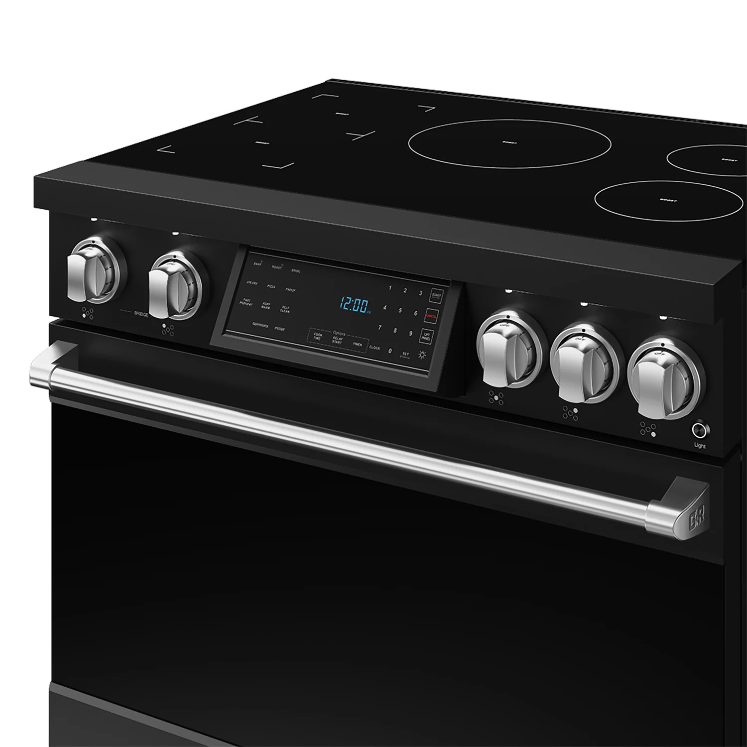Thor Kitchen Gordon Ramsay Black Stainless Steel 36" Induction Range (6.0 cu ft)- RSI36B - Image 6