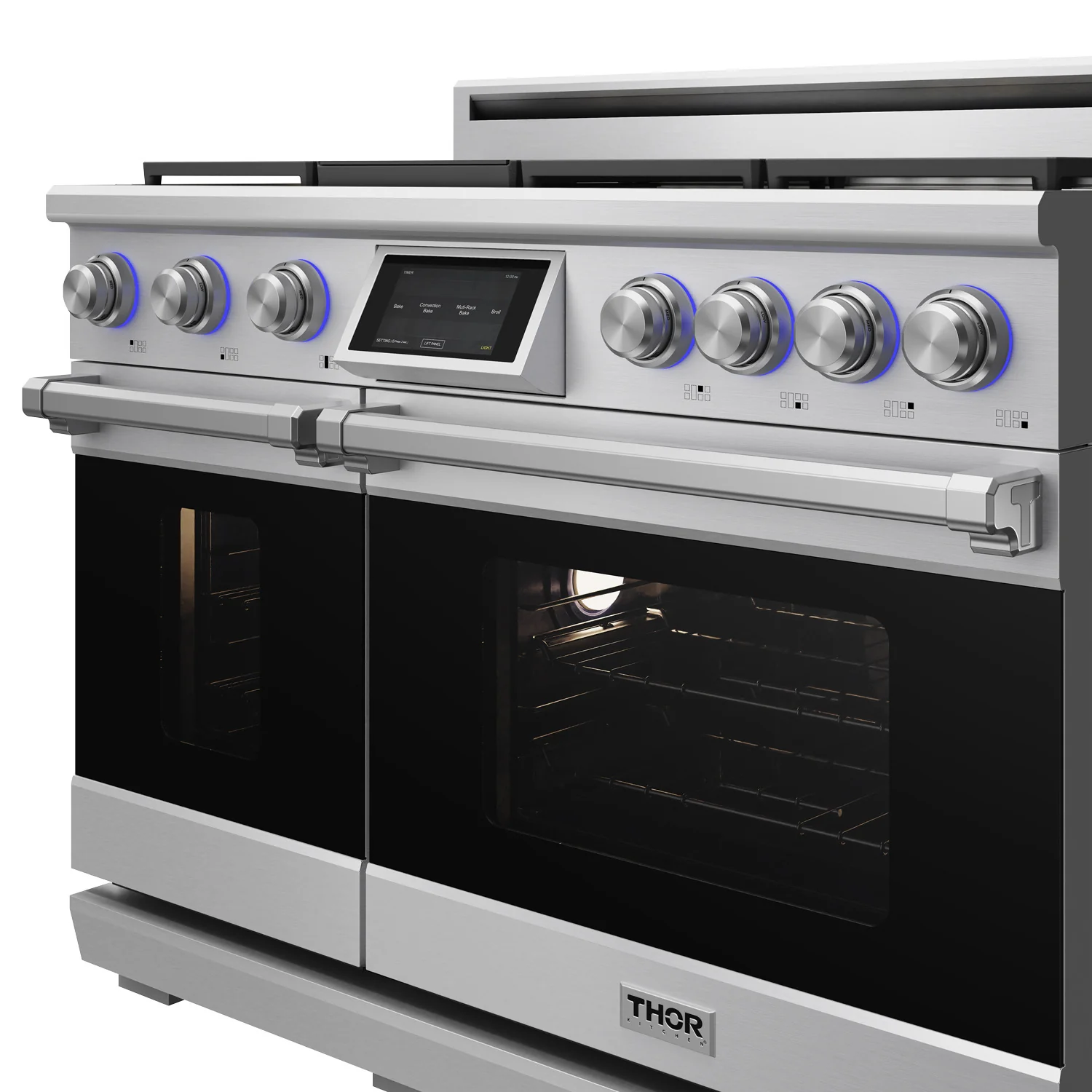 Thor Kitchen Stainless Steel 48" Dual Fuel Range (7.6 cu ft)- XRD48E - Image 5