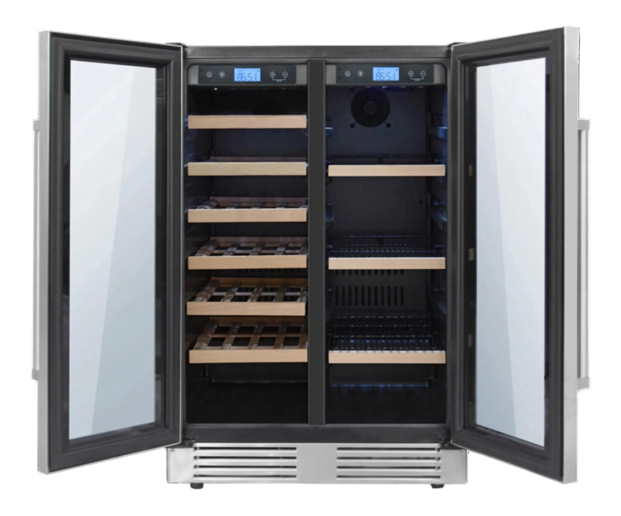 Thor Kitchen Stainless Steel Dual Zone French Door Wine and Beverage Centre - TBC2401DI - Image 2