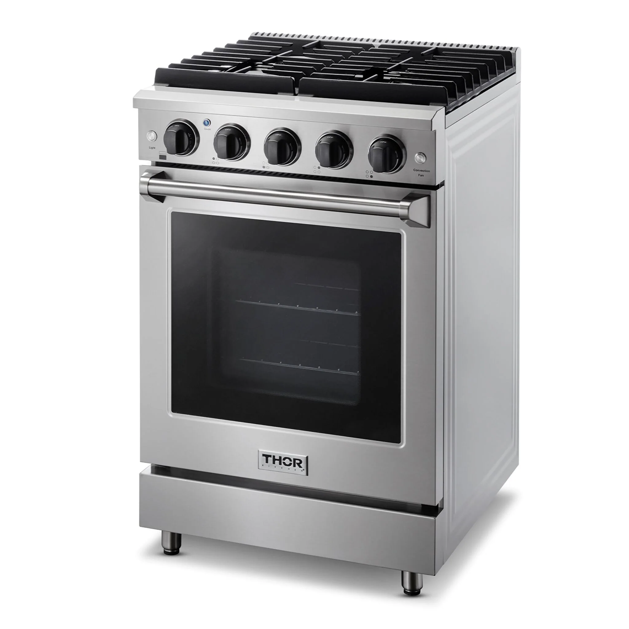 Thor Kitchen Stainless Steel Freestanding Gas Range (3.7 cu.ft.) - LRG2401U - Image 2