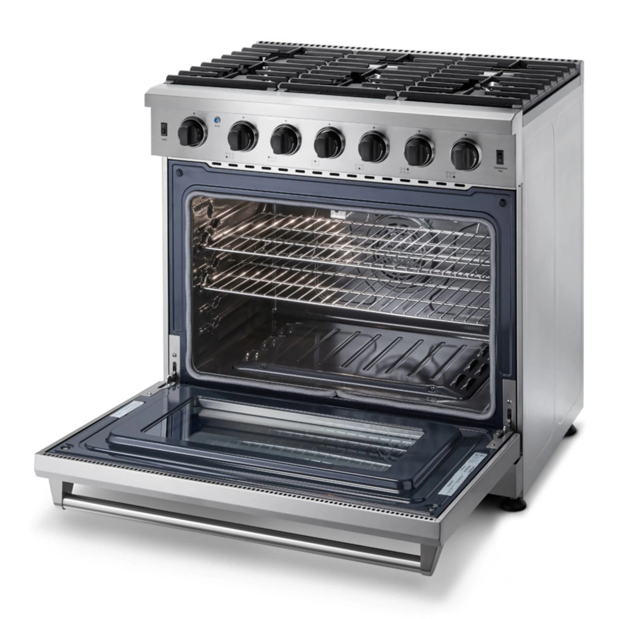 Thor Kitchen Stainless Steel Freestanding Gas Range (6.0 cu.ft.) - LRG3601U - Image 2