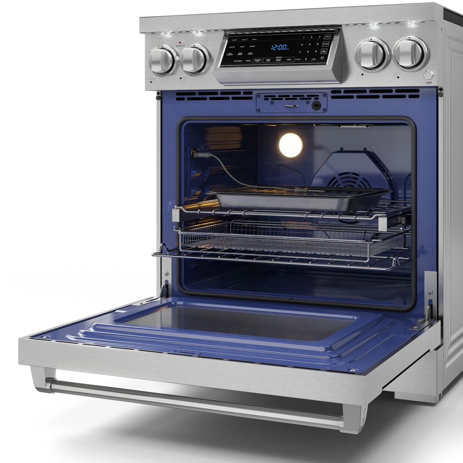 Thor Kitchen Stainless Steel Freestanding Professional Electric Range|Gordon Ramsay Series (4.55 cu.ft.) - RSE30 - Image 8