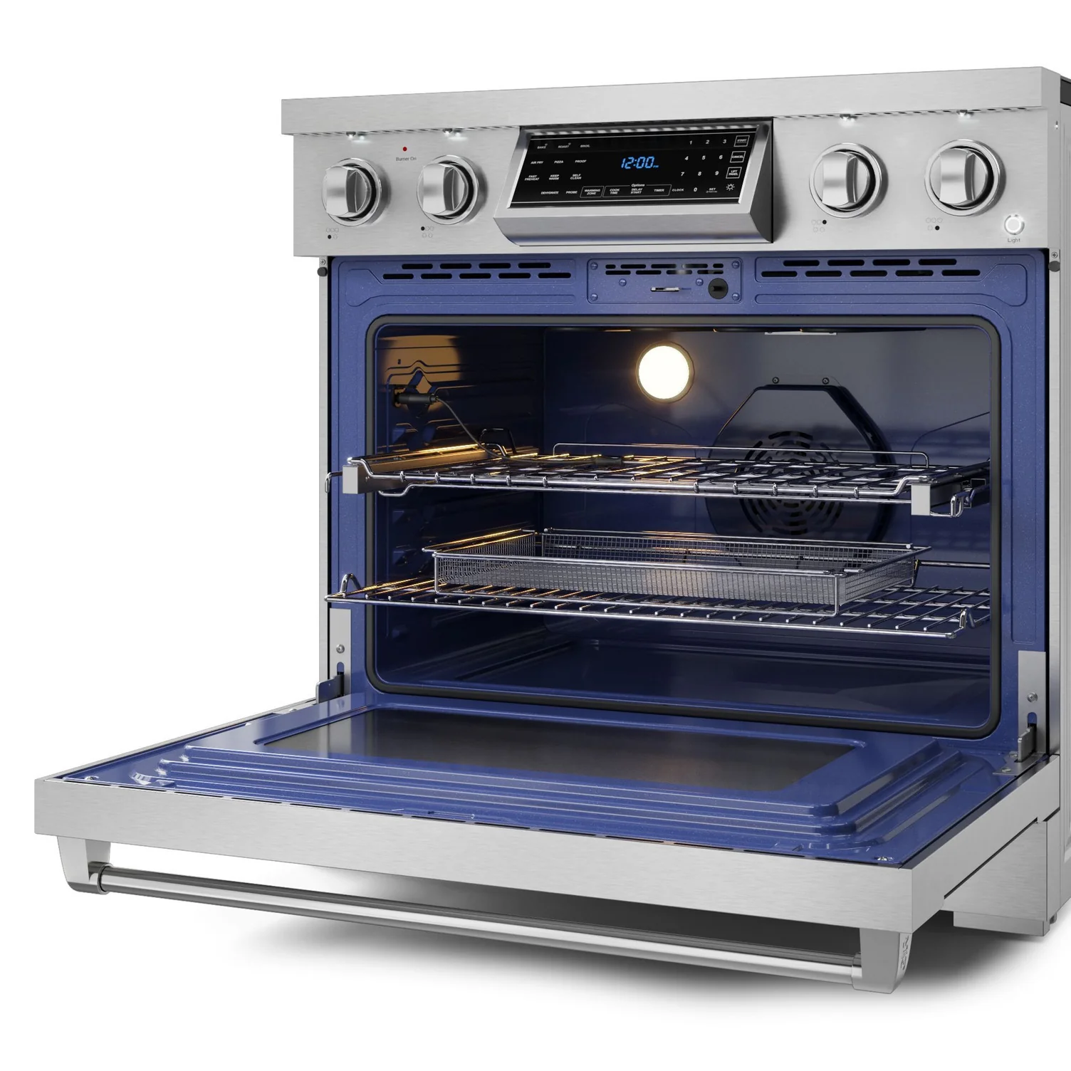 Thor Kitchen Stainless Steel Freestanding Professional Electric Range|Gordon Ramsay Series (6 cu.ft) - RSE36 - Image 7