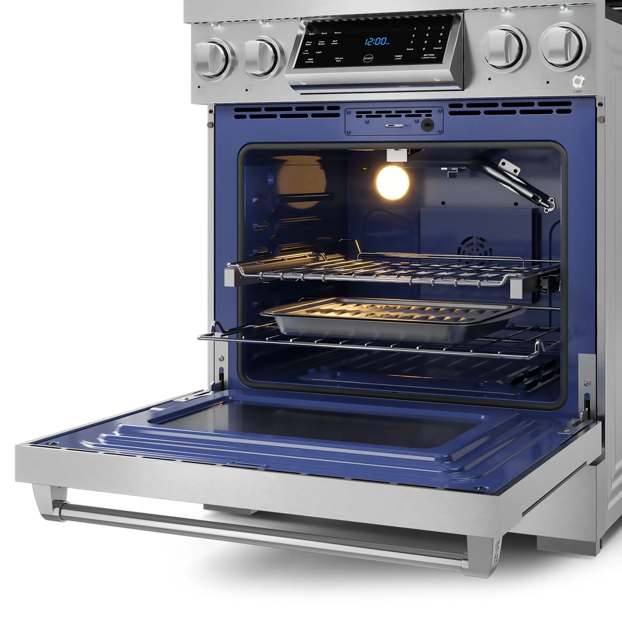 Thor Kitchen Stainless Steel Freestanding Professional Gas Range|Gordon Ramsay Series (4.55 cu.ft.) - RSG30 - Image 6