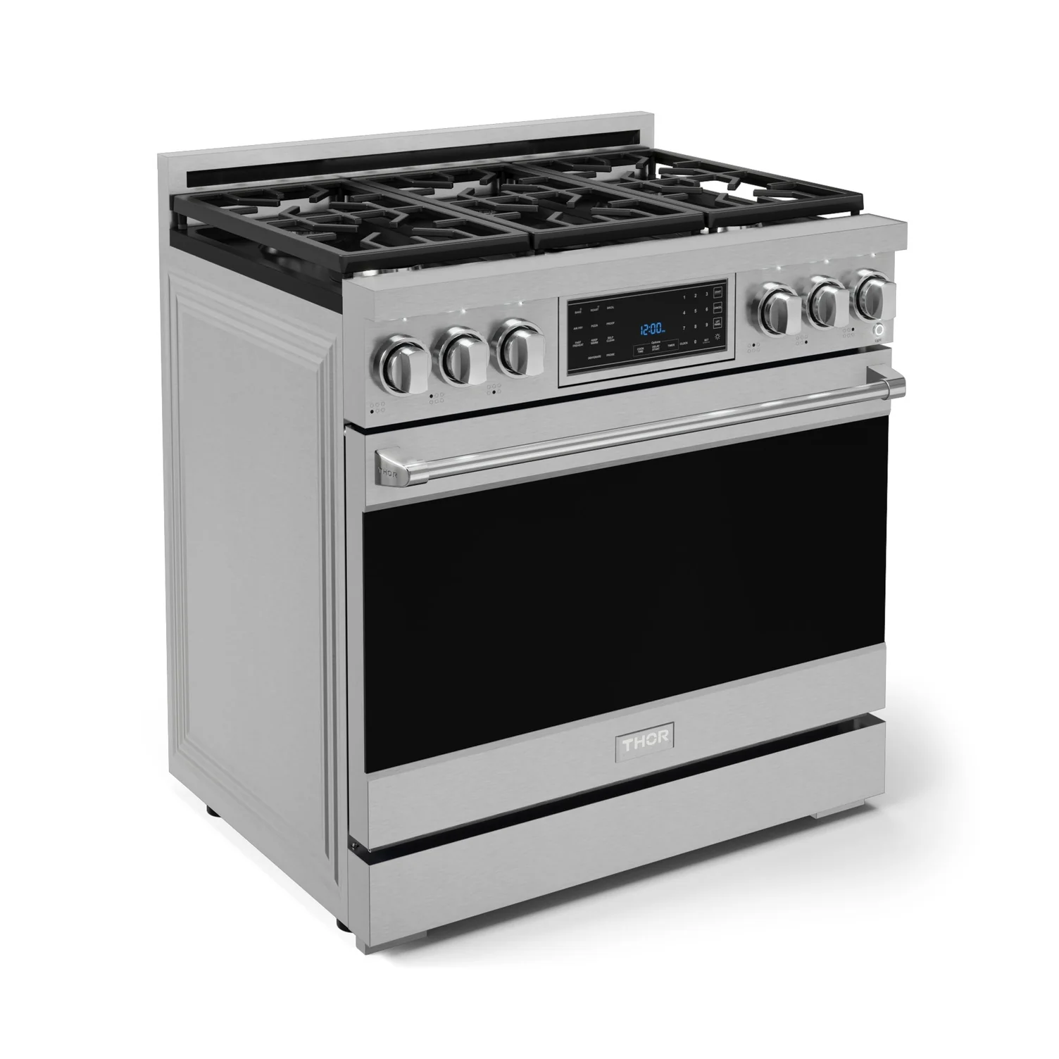 Thor Kitchen Stainless Steel Freestanding Professional Gas Range|Gordon Ramsay Series (6 cu.ft.) - RSG36 - Image 4