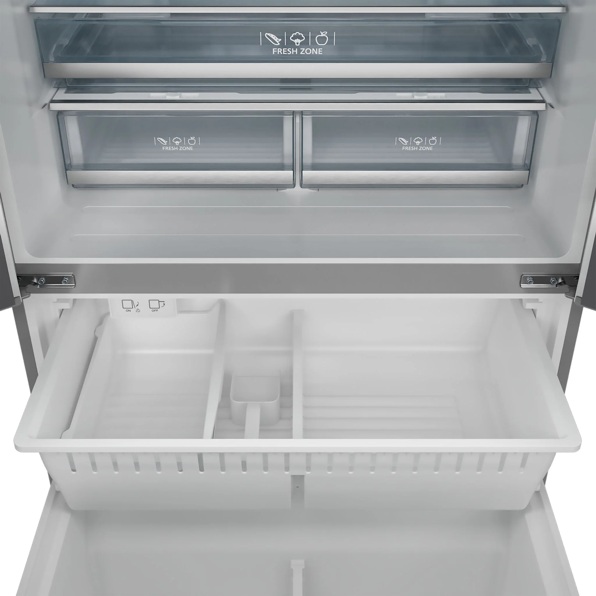 Thor Kitchen - Gordon Ramsay Collection 36" 20.3 Cu. Ft. Stainless Steel Counter-Depth French Door Refrigerator with Ice Maker - RF3621CTD99-BLK - Image 6