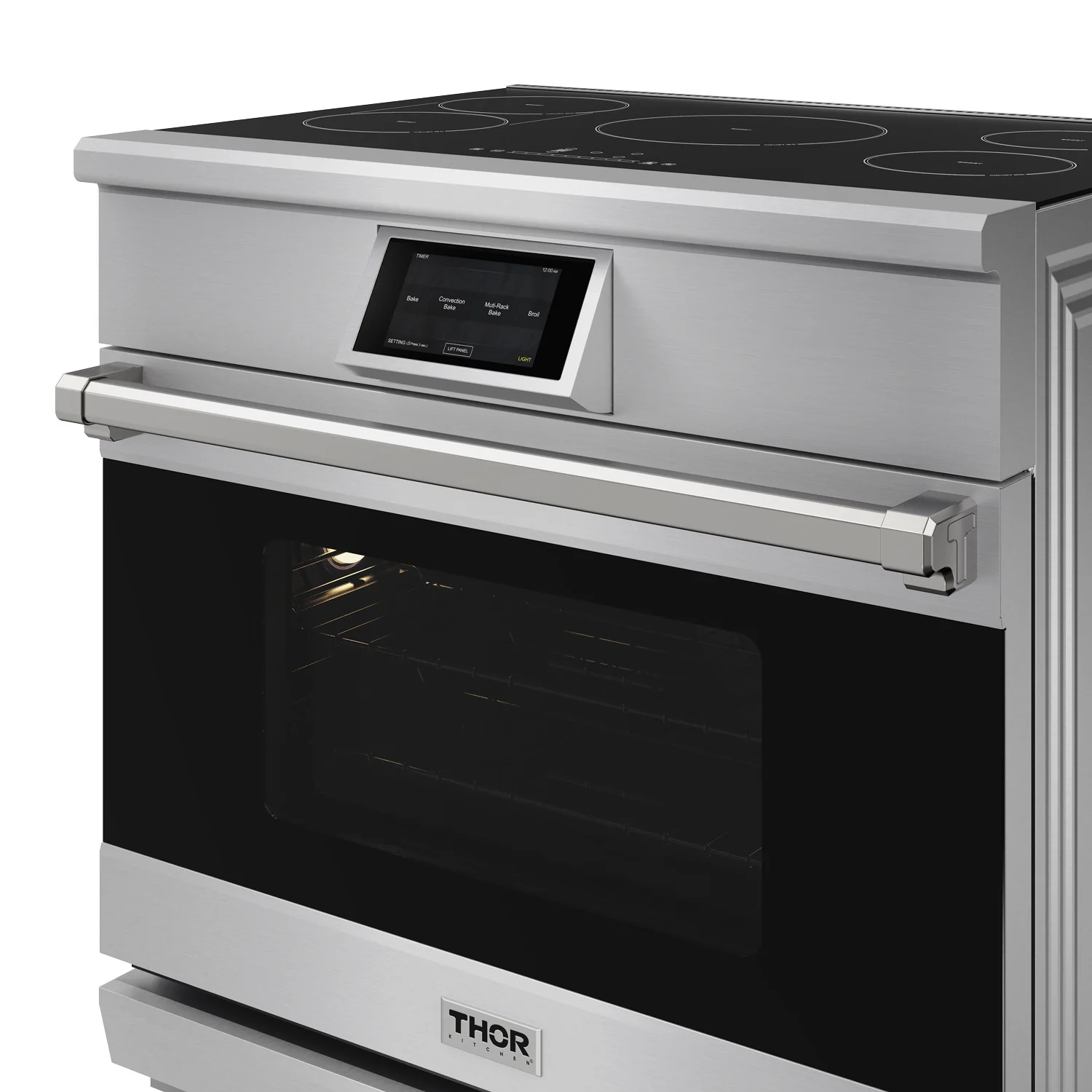 Thor Kitchen Stainless Steel Professional Induction Range (6 Cu. Ft.) - XRI36E - Image 6