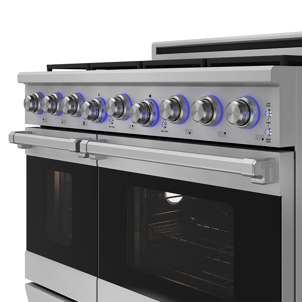Thor Kitchen Stainless Steel Professional Natural Gas Range ( 7.6 Cu. Ft.) - XRG48E - Image 7