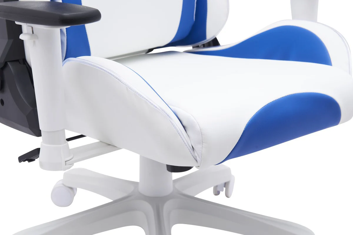 Thrine Gaming Chair - White/Blue - Image 8