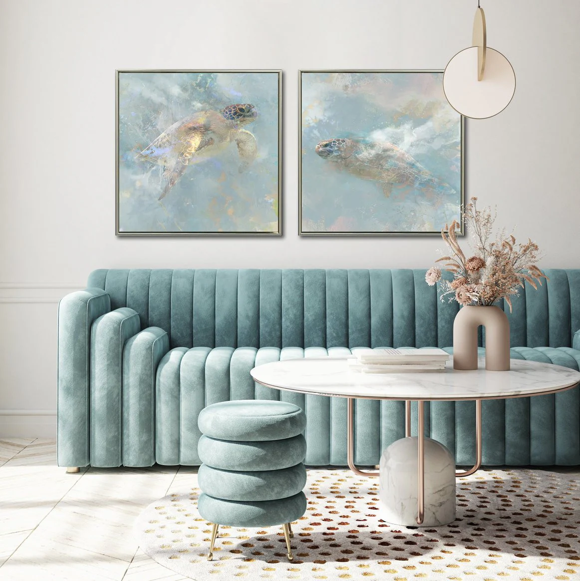 Tide Dancer I Wall Art - Blue - 24 X 24 - Image 2