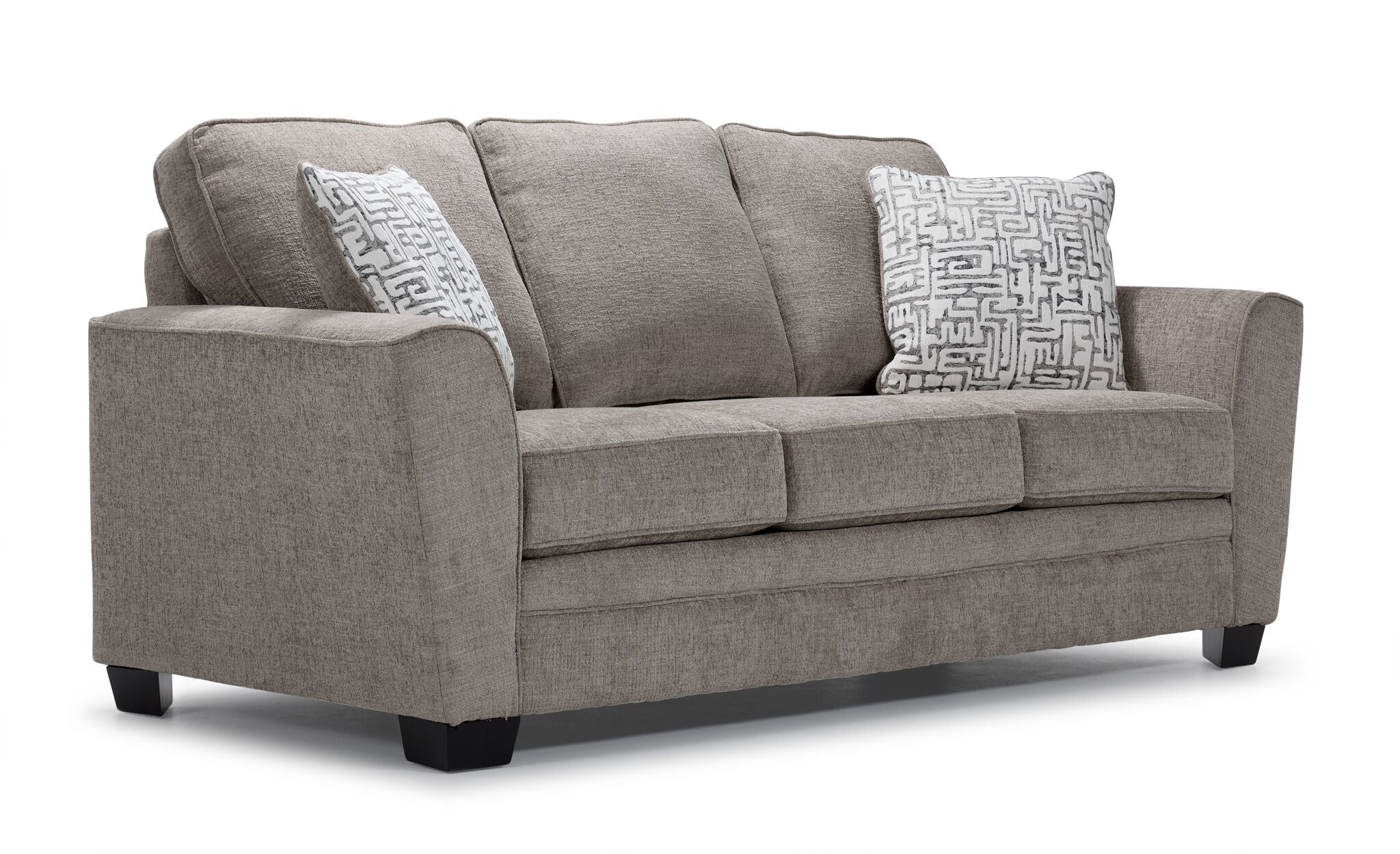 Tilley Sofa, Loveseat and Chair Set - Taupe - Image 2