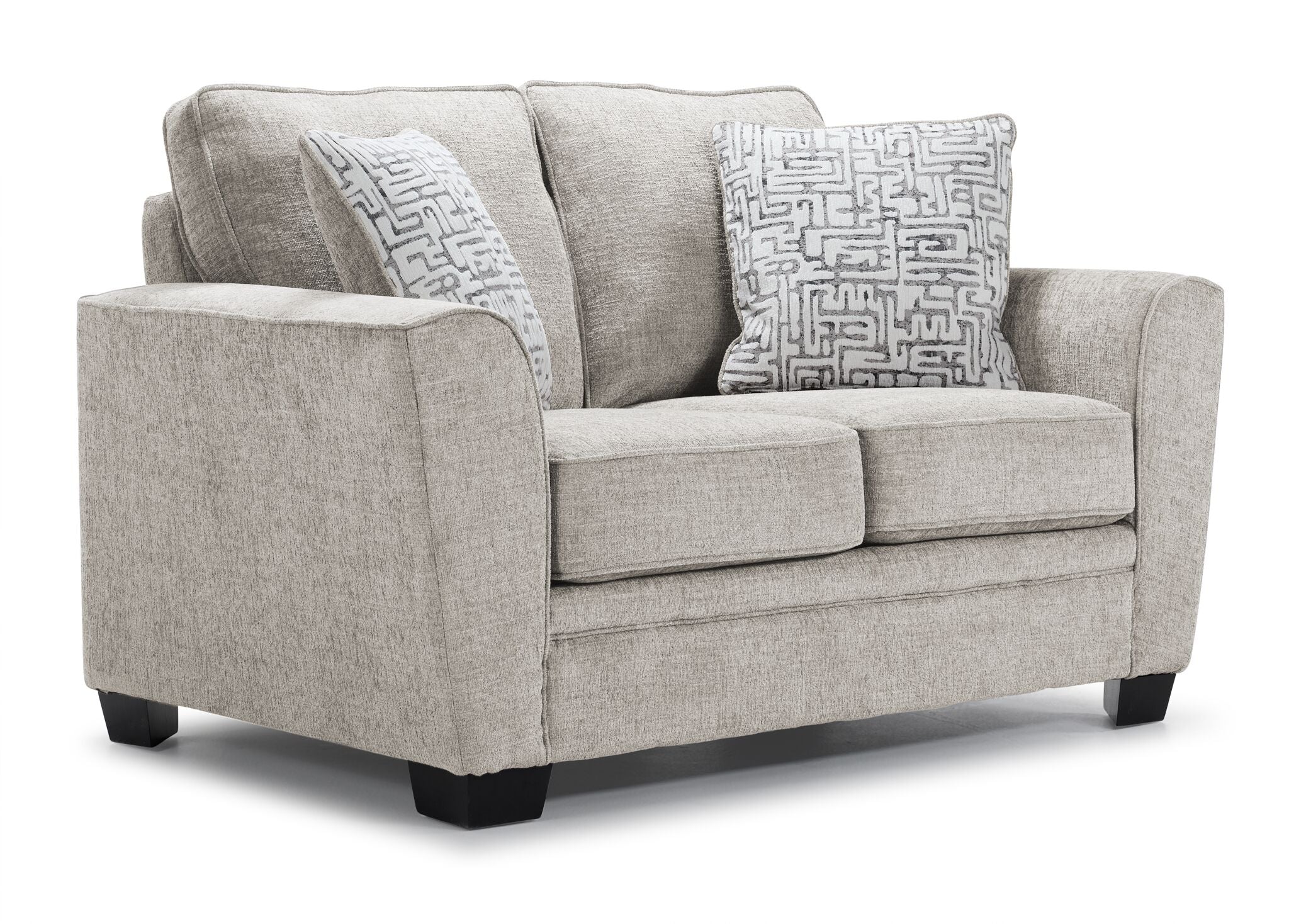 Tilley Sofa, Loveseat and Chair Set - White - Image 3