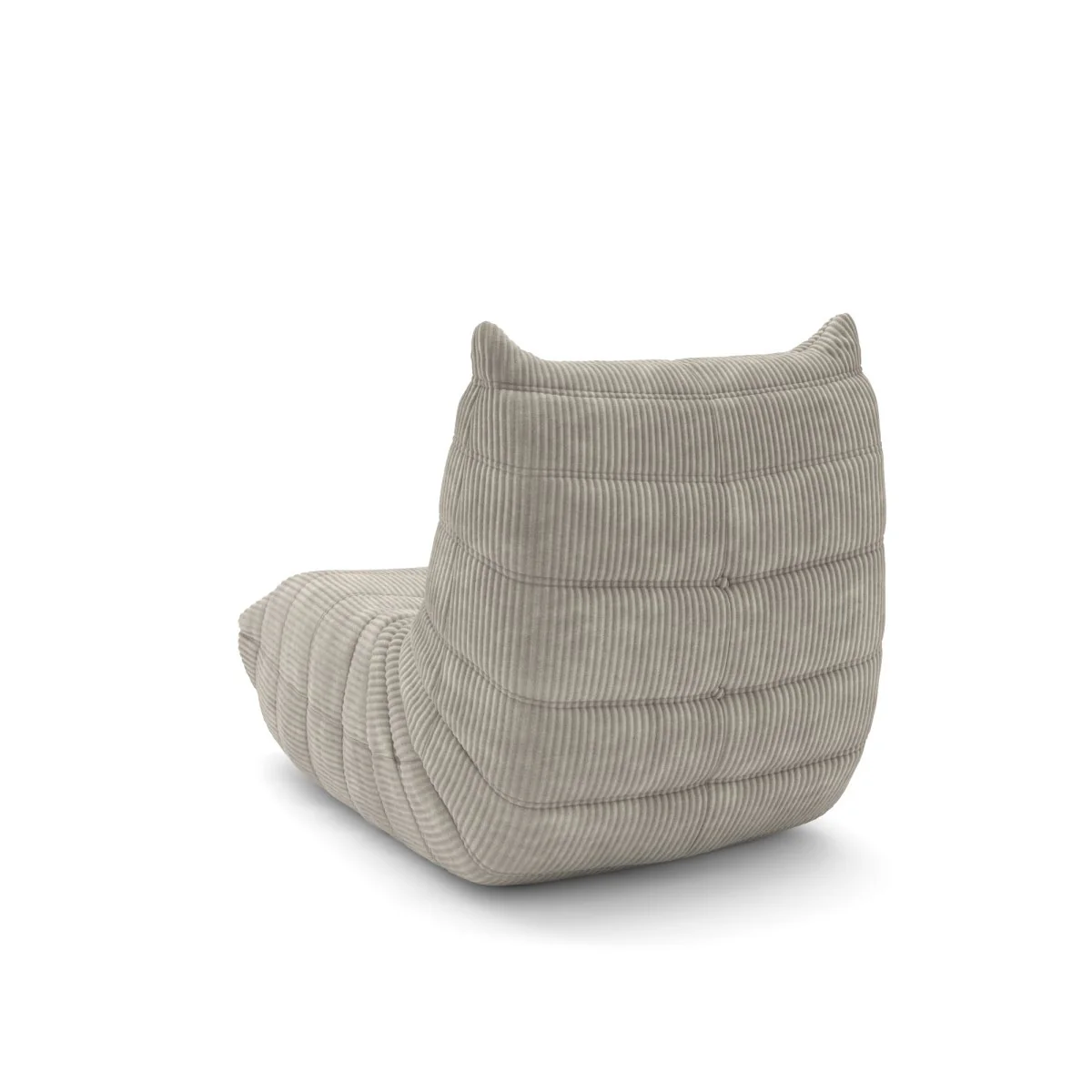Tobias All-Foam Armless Chair - Beige - Image 5