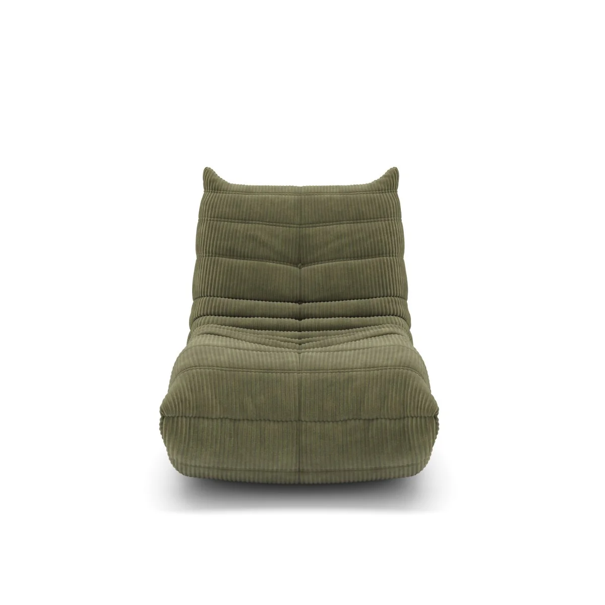 Tobias All-foam Armless Chair - Sage - Image 2