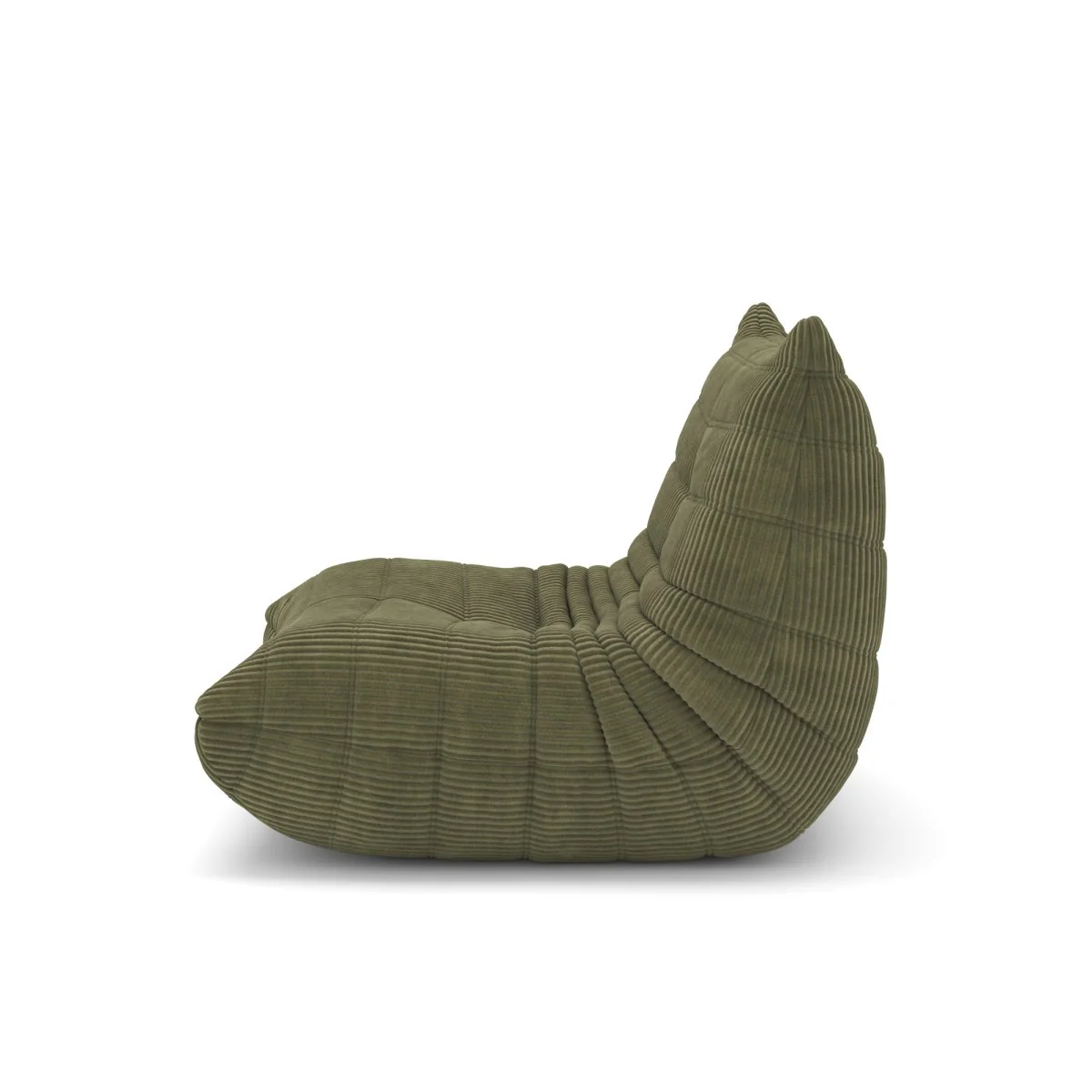 Tobias All-foam Armless Chair - Sage - Image 3