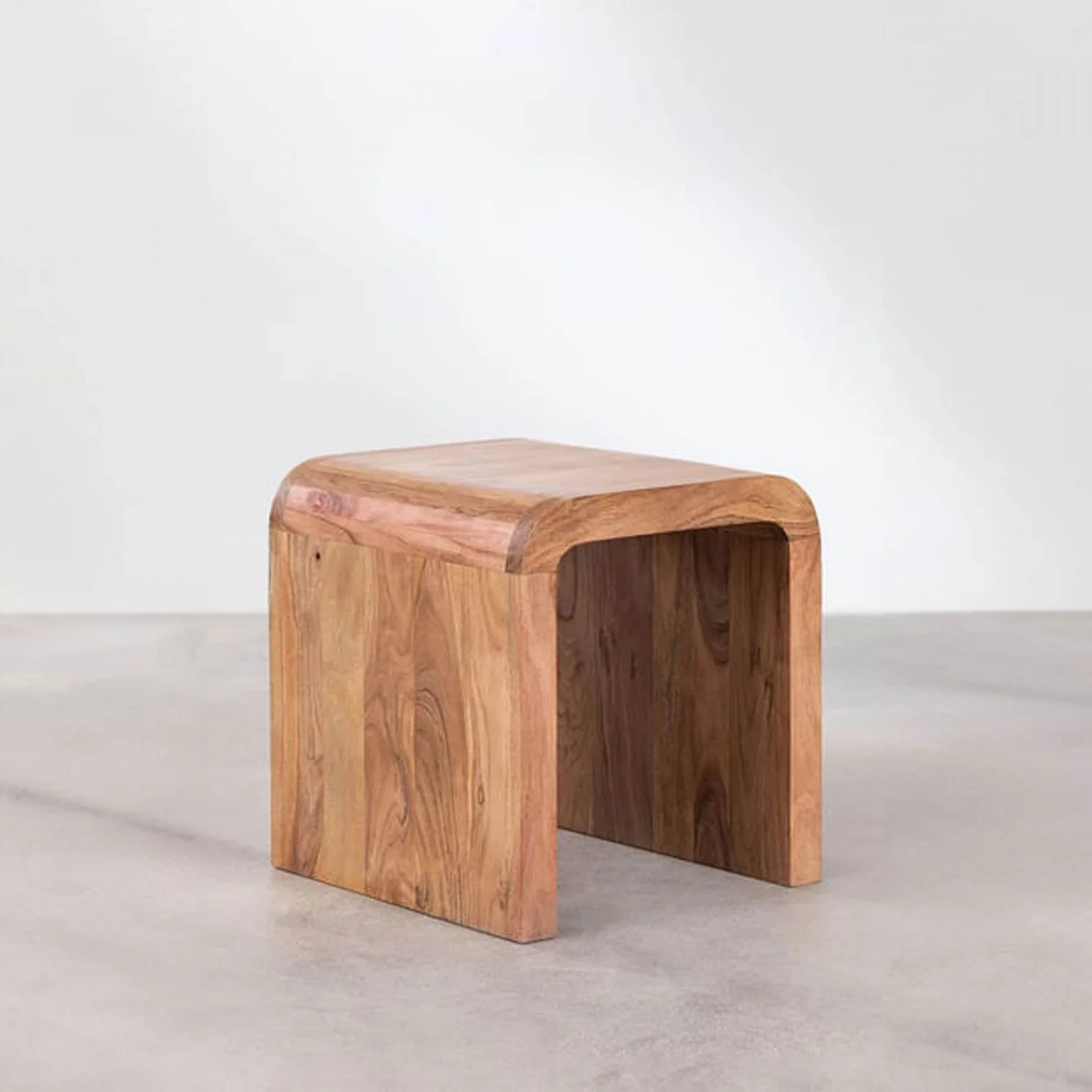 Torgin Curve Side Table - Brown - Image 2
