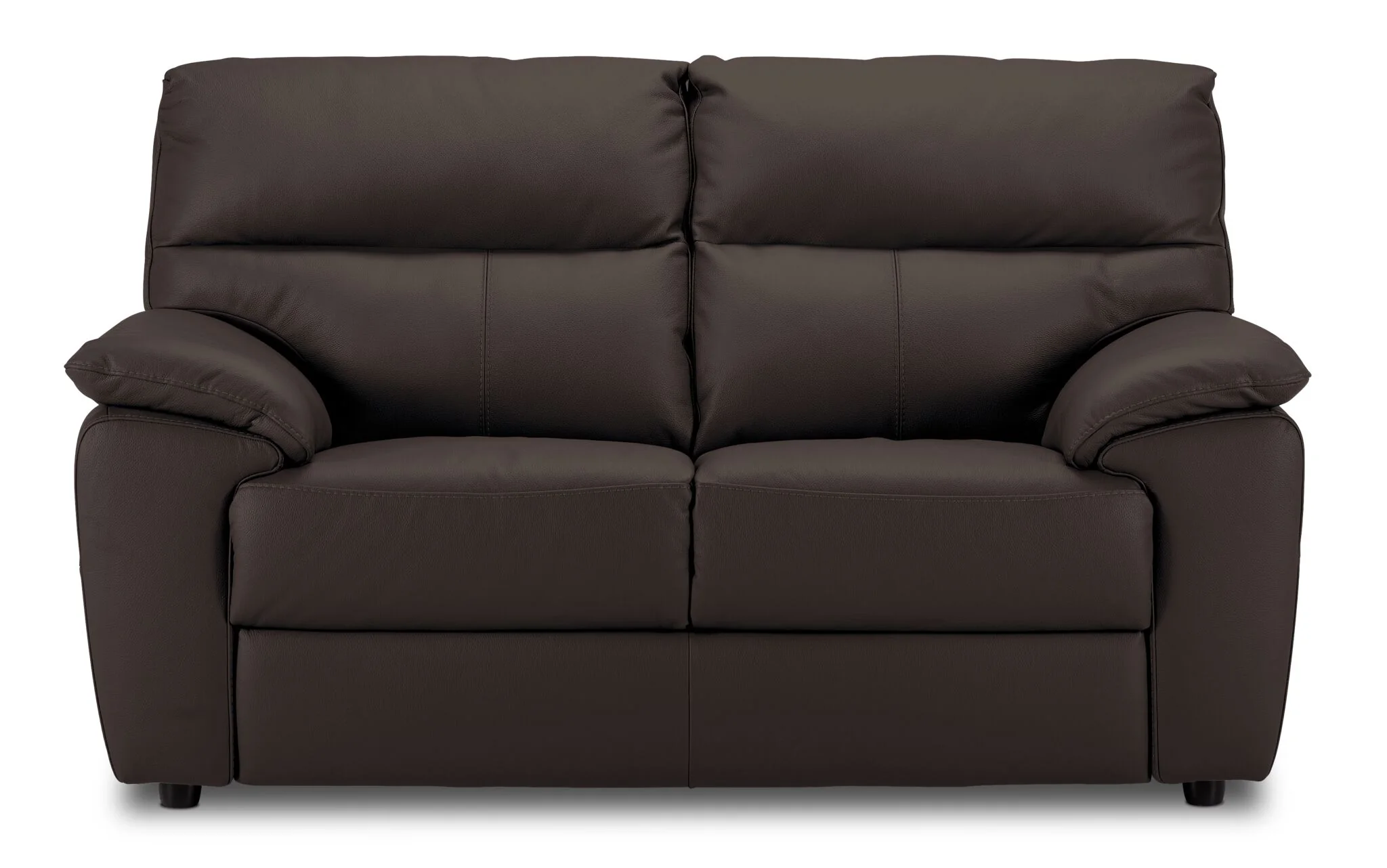 Toscana Leather Loveseat - Chocolate - Image 2