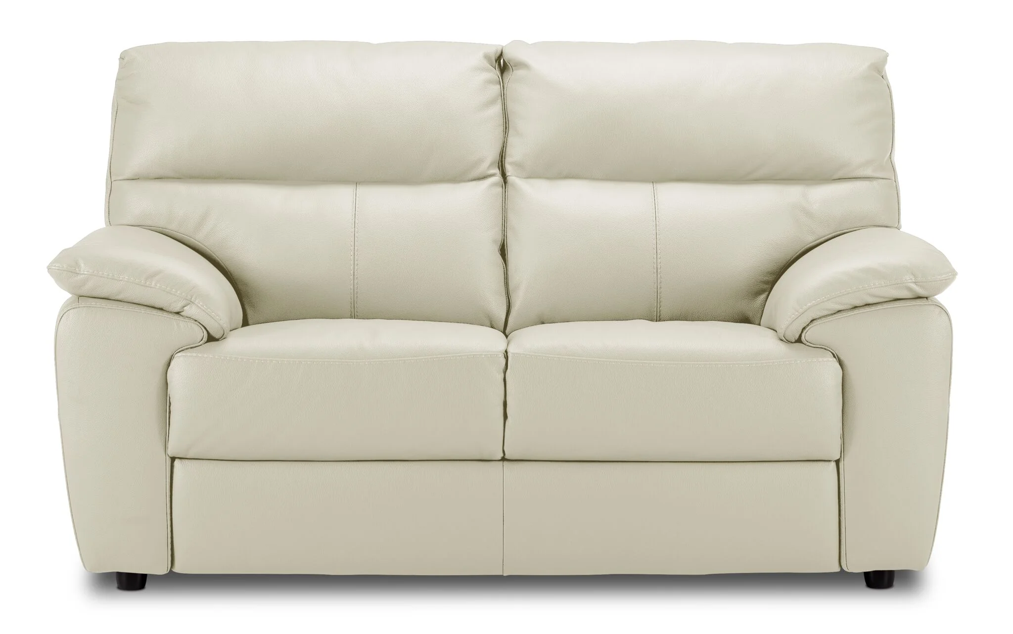 Toscana Leather Loveseat - White - Image 2
