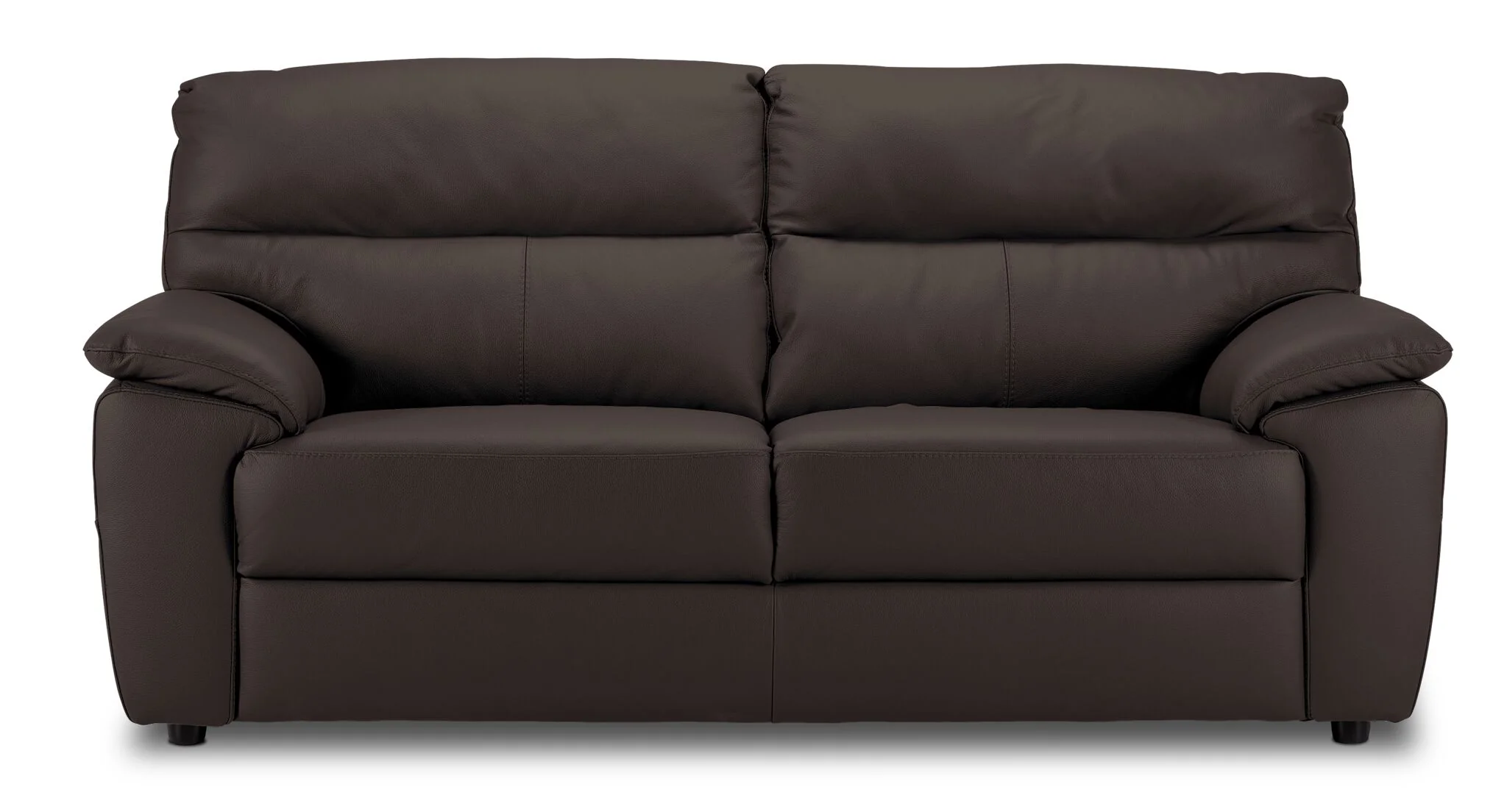 Toscana Leather Sofa - Chocolate - Image 2