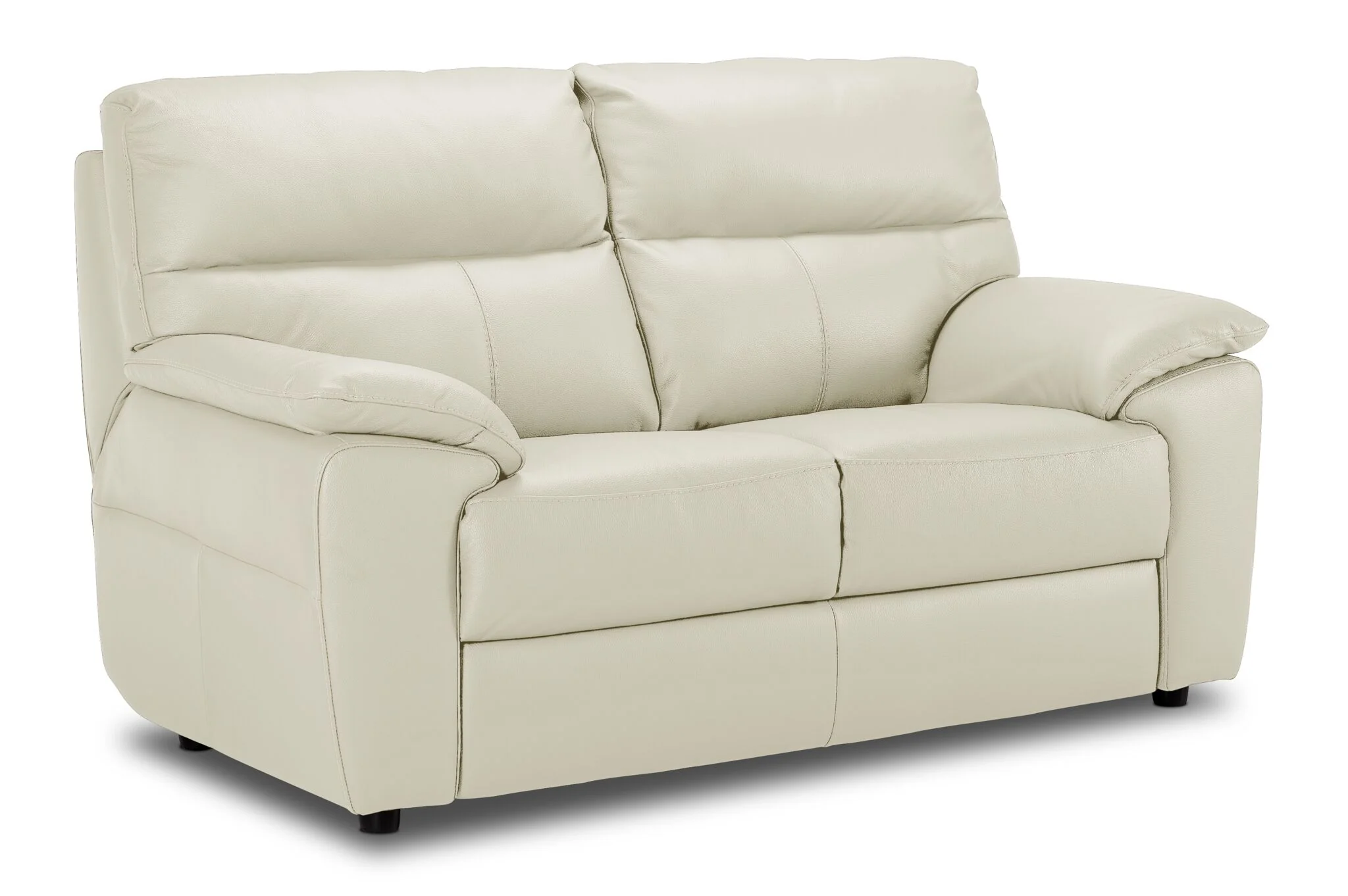 Toscana Leather Sofa, Loveseat and Chair Set - White - Image 3