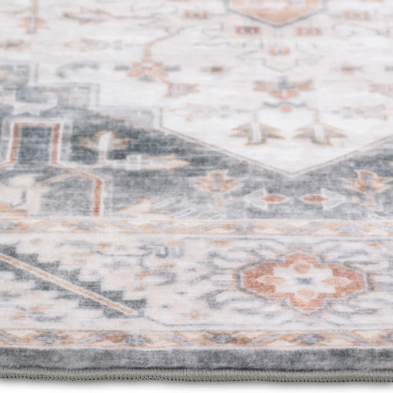 Touch Medallion Rug - 6' x 9' - Multi-Colour - Image 5