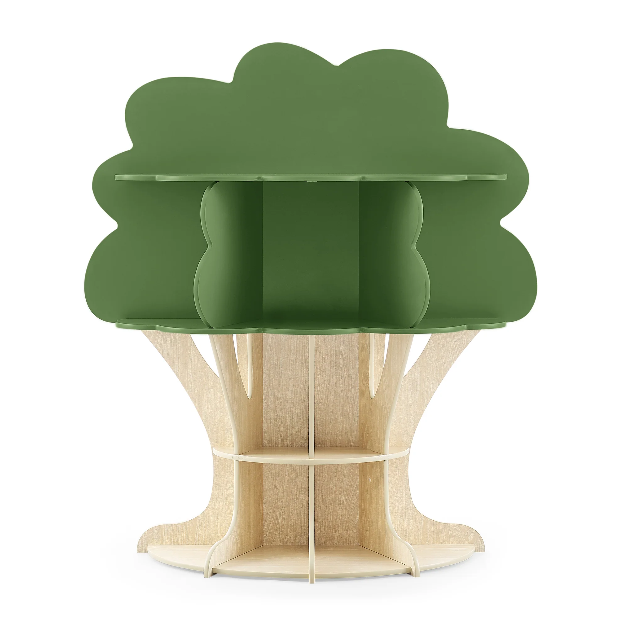Tree Bookcase - Green, Brown - Image 3