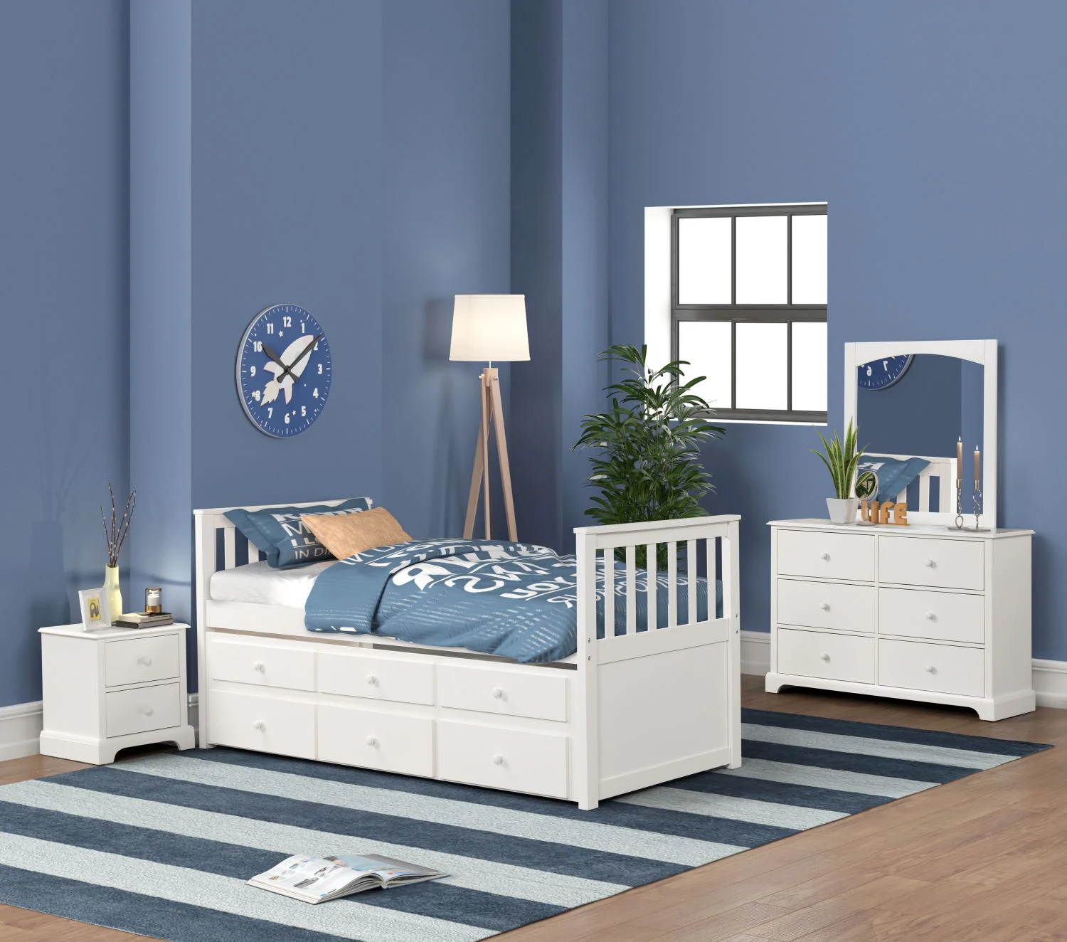Trudy Night Table - White - Image 2