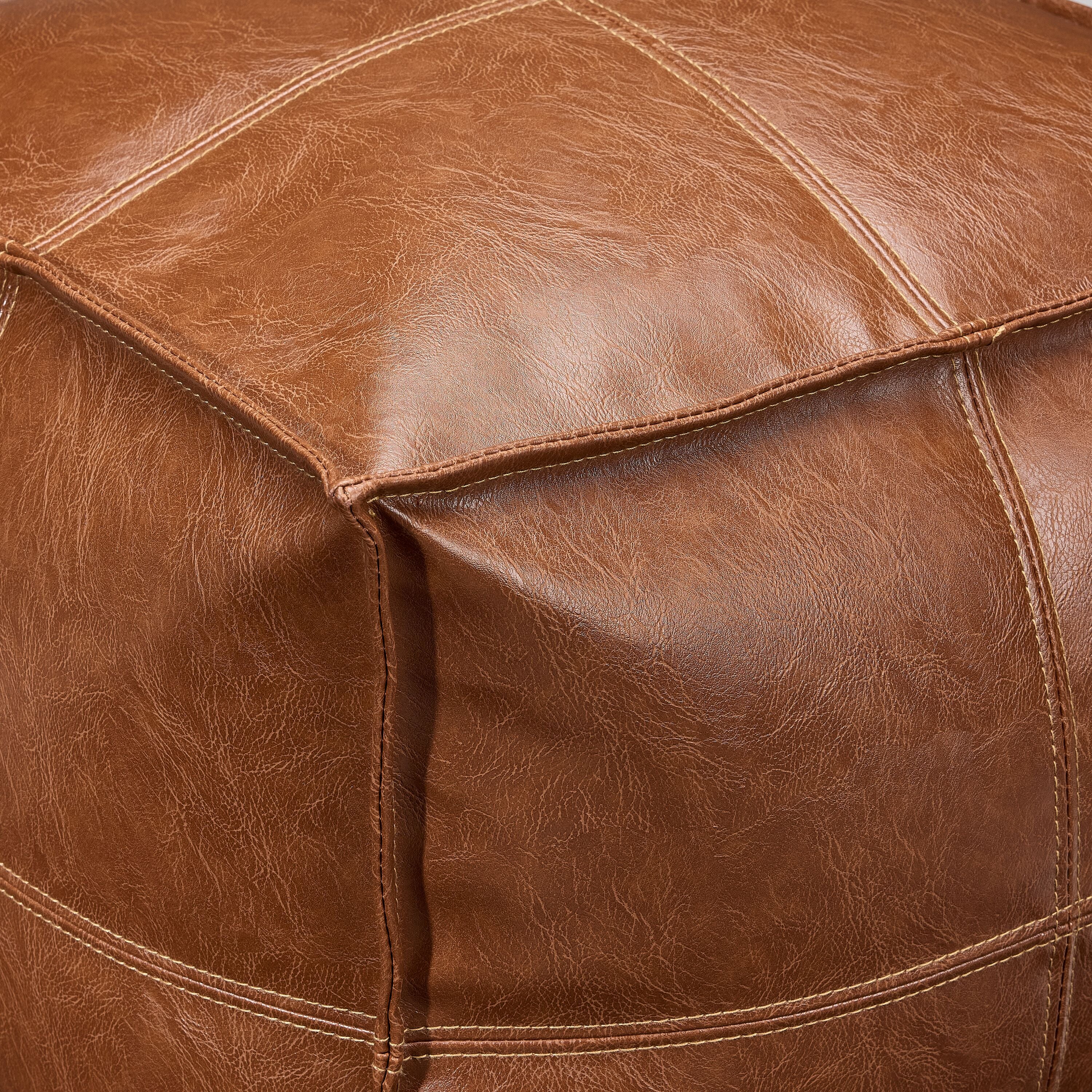 Truffle Square Ottoman - Brown - Image 3
