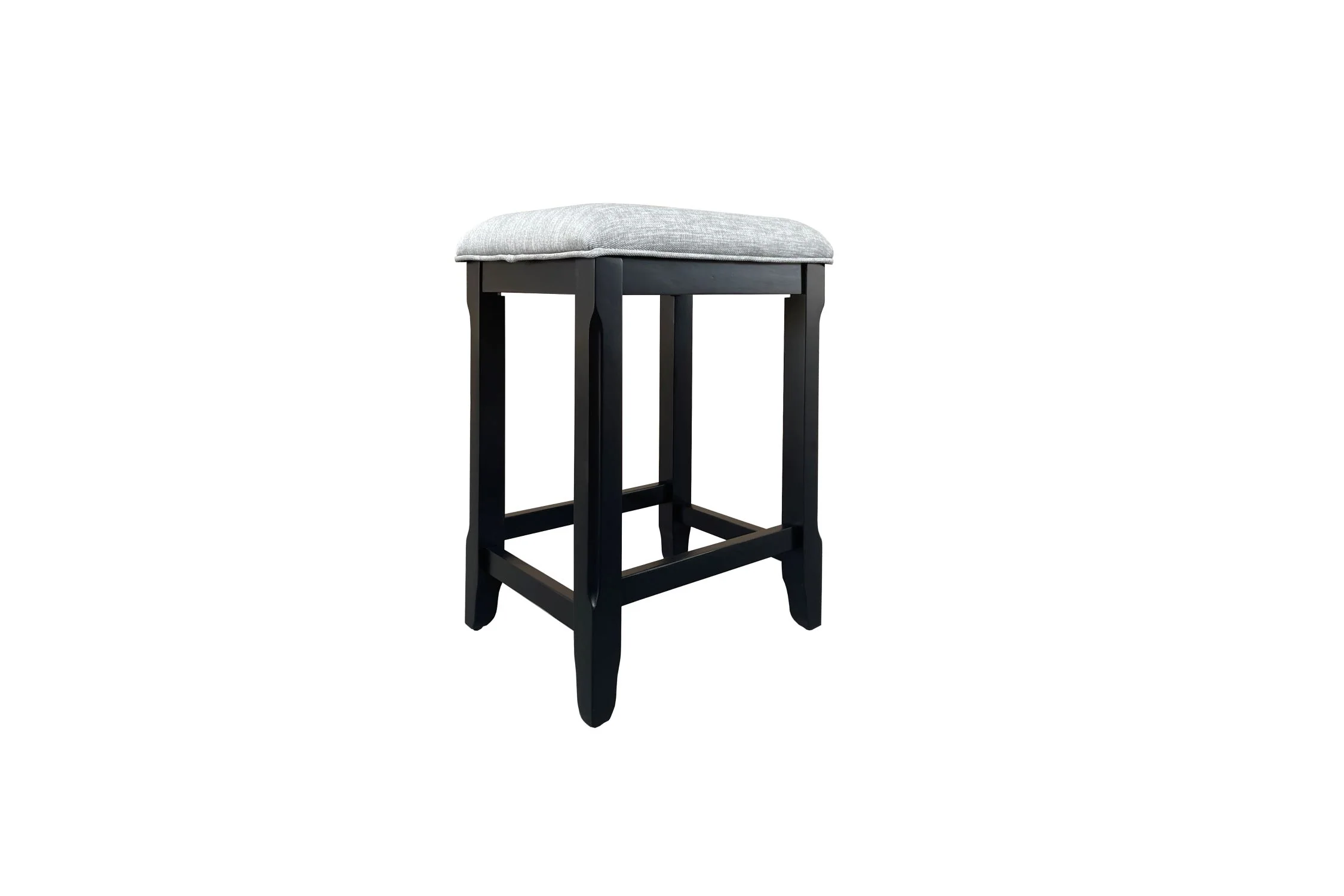 Turner 4-Piece Sofa Table with Stools - Black - Image 3
