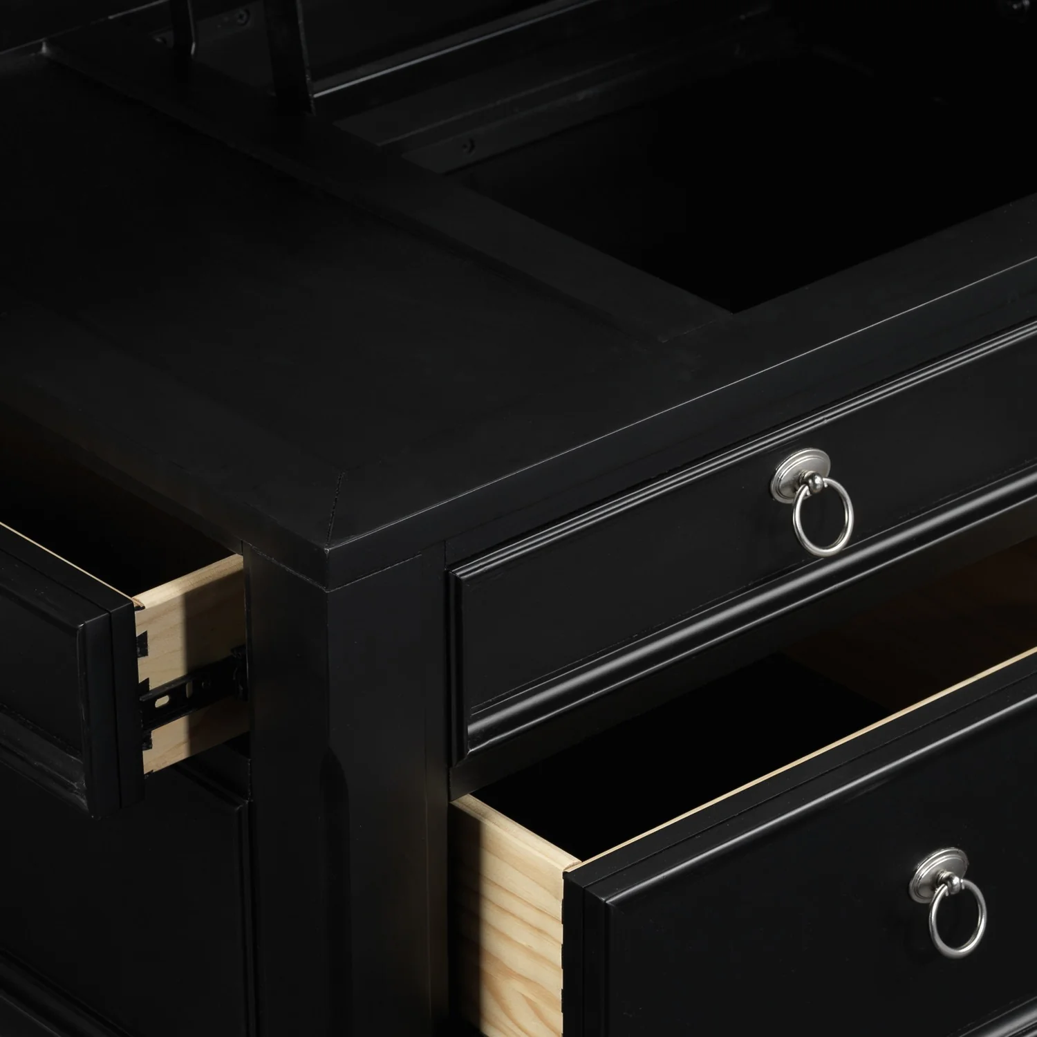 Turner 46" Lift-Top Coffee Table - Black - Image 8