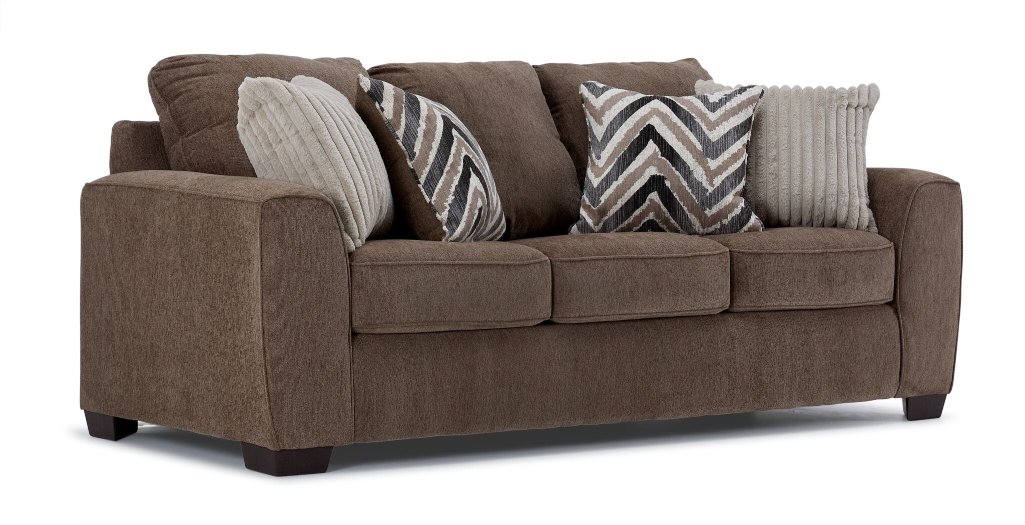 Tuscan Sofa and Chair Set - Brown, Grey - Image 2