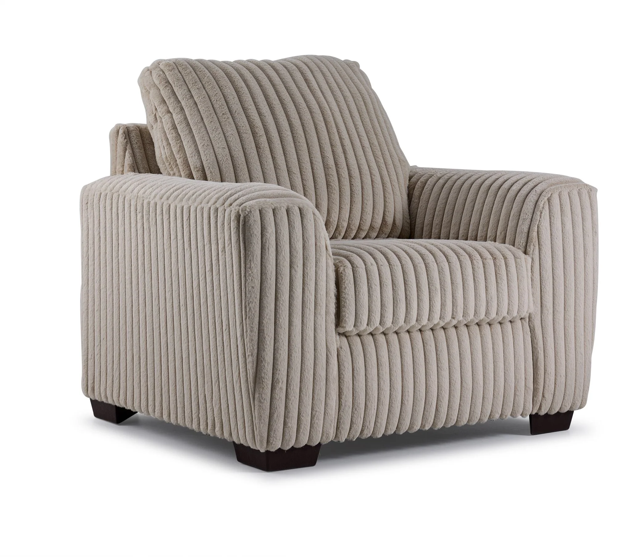 Tuscan Sofa and Chair Set - Brown, Grey - Image 3