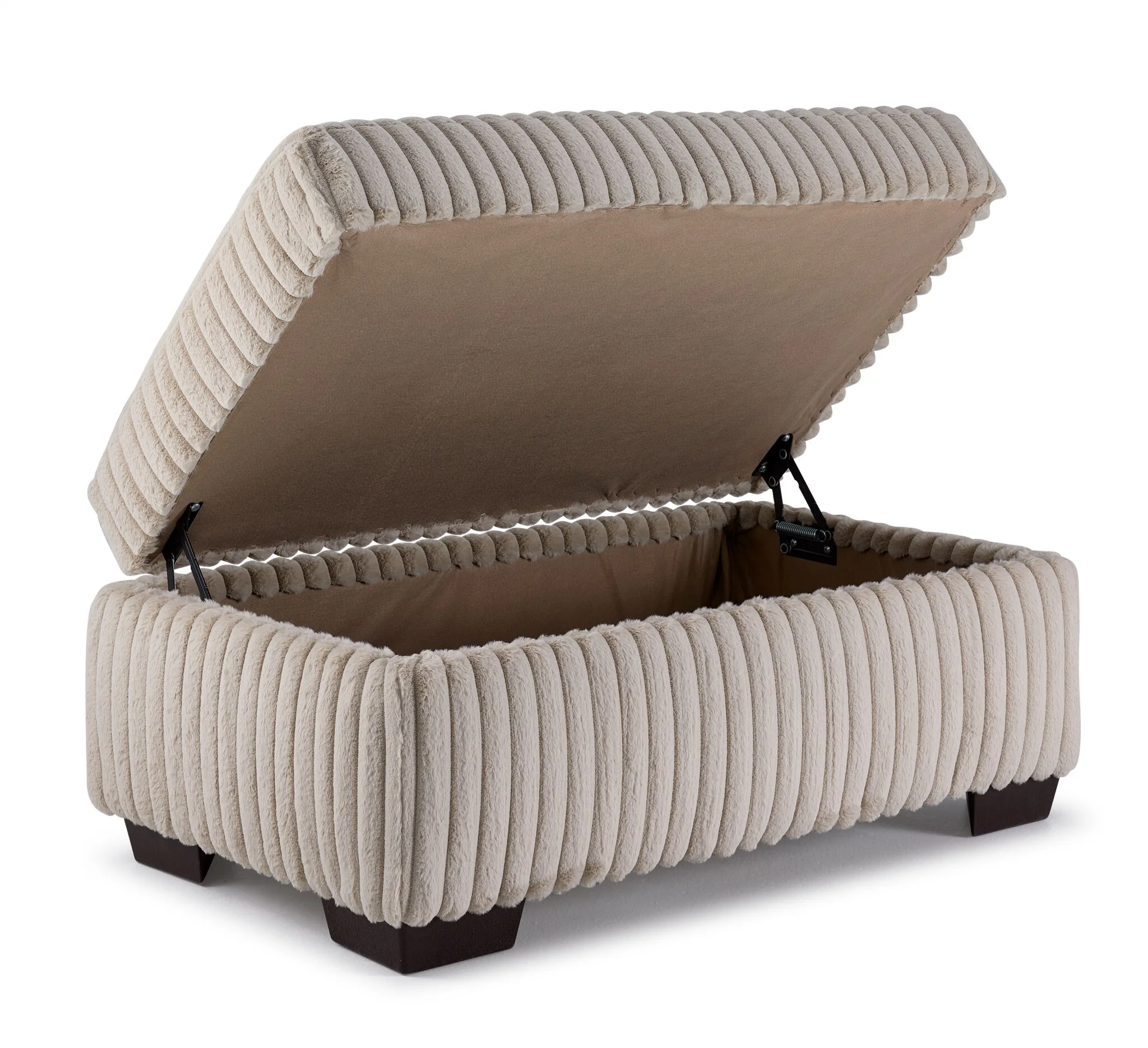 Tuscan Storage Ottoman - Grey - Image 2